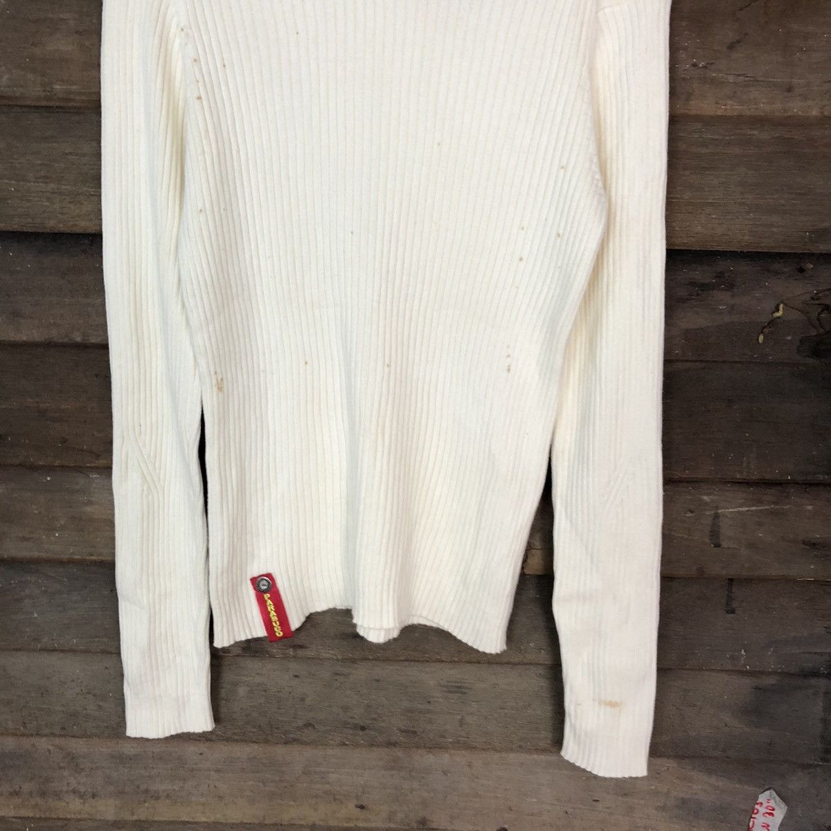 Parasuco Parasuco White stripe japan Knitwear #5021 Size L / US 10 / IT 46 - 3 Thumbnail
