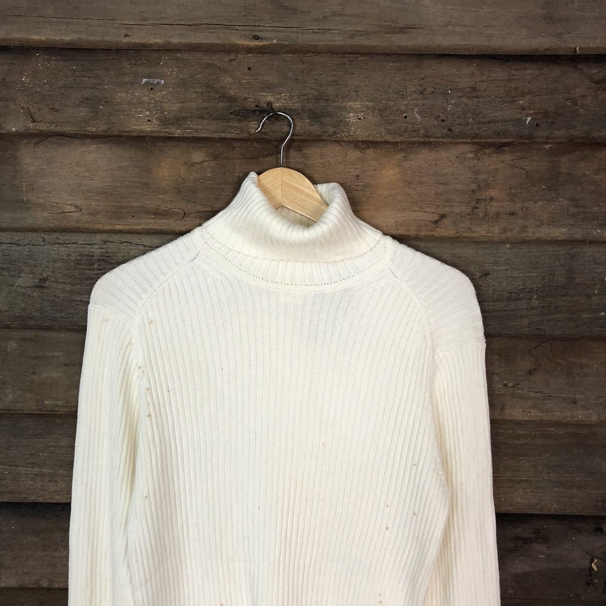 Parasuco Parasuco White stripe japan Knitwear #5021 Size L / US 10 / IT 46 - 2 Thumbnail