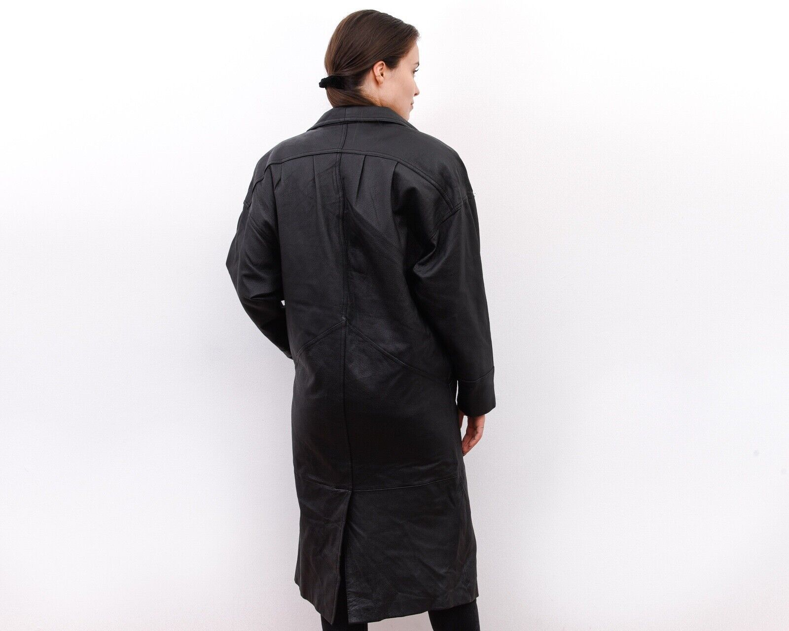 Vintage × Wilsons Leather Women's Thinsulate Leather Overcoat Coat Jacket Oversized Size XL / US 12-14 / IT 48-50 - 7 Thumbnail