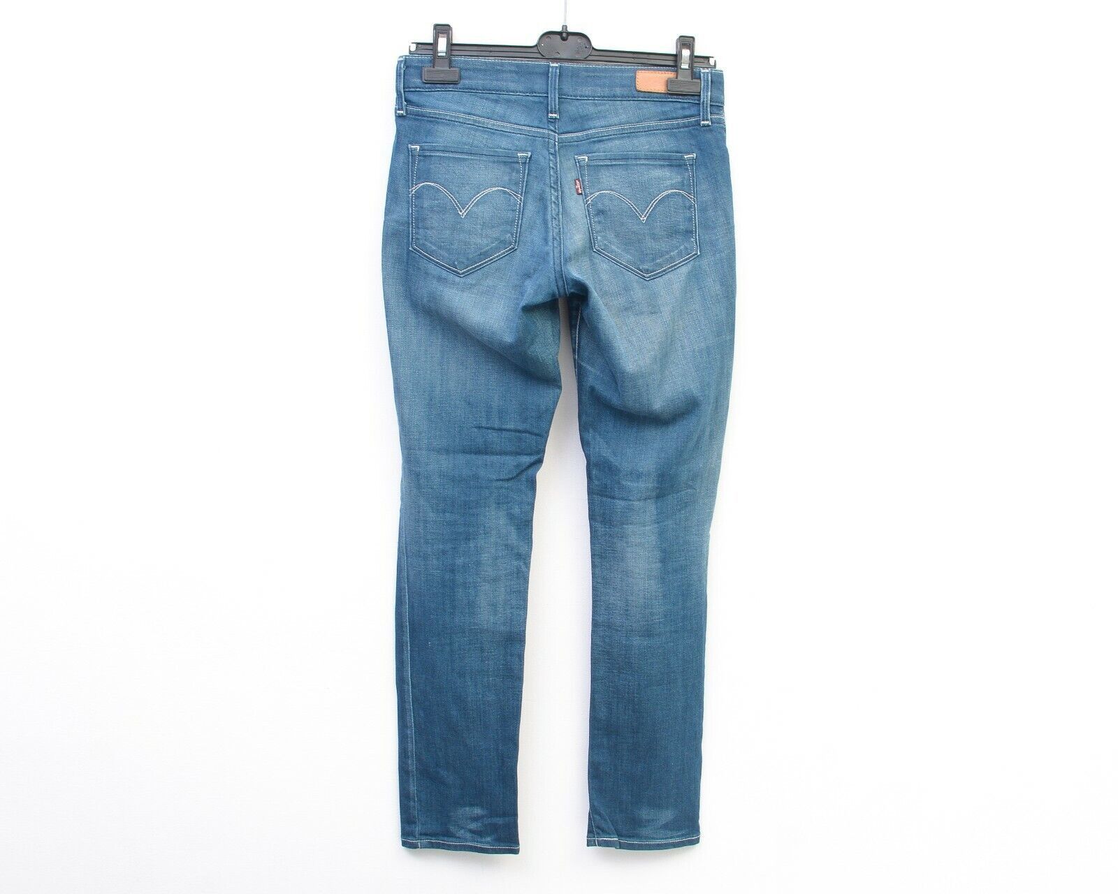 Levi's Bold Curve Skinny W28 L30 Jeans Trousers Pants Low Rise Size 28" / US 6 / IT 42 - 4 Thumbnail