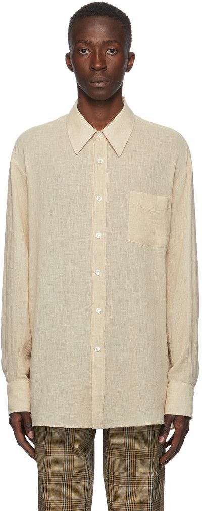 Our Legacy 50/L - Linen Shirt Beige - Less Borrowed Shirt | Grailed