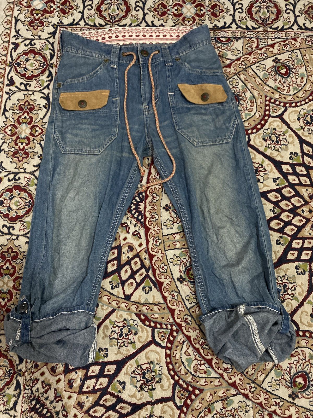 Edwin × Japanese Brand Rusty XV Edwin Exclusive Vintage Distressed Denim Pants Size US 32 / EU 48 - 1 Thumbnail