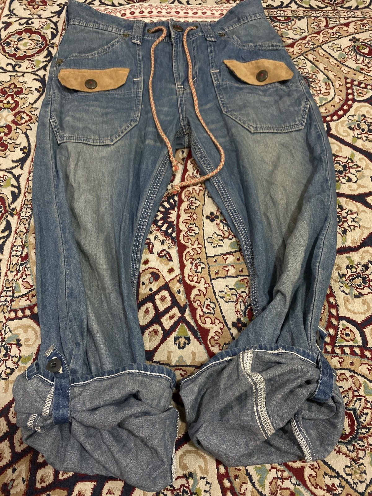 Edwin × Japanese Brand Rusty XV Edwin Exclusive Vintage Distressed Denim Pants Size US 32 / EU 48 - 4 Thumbnail