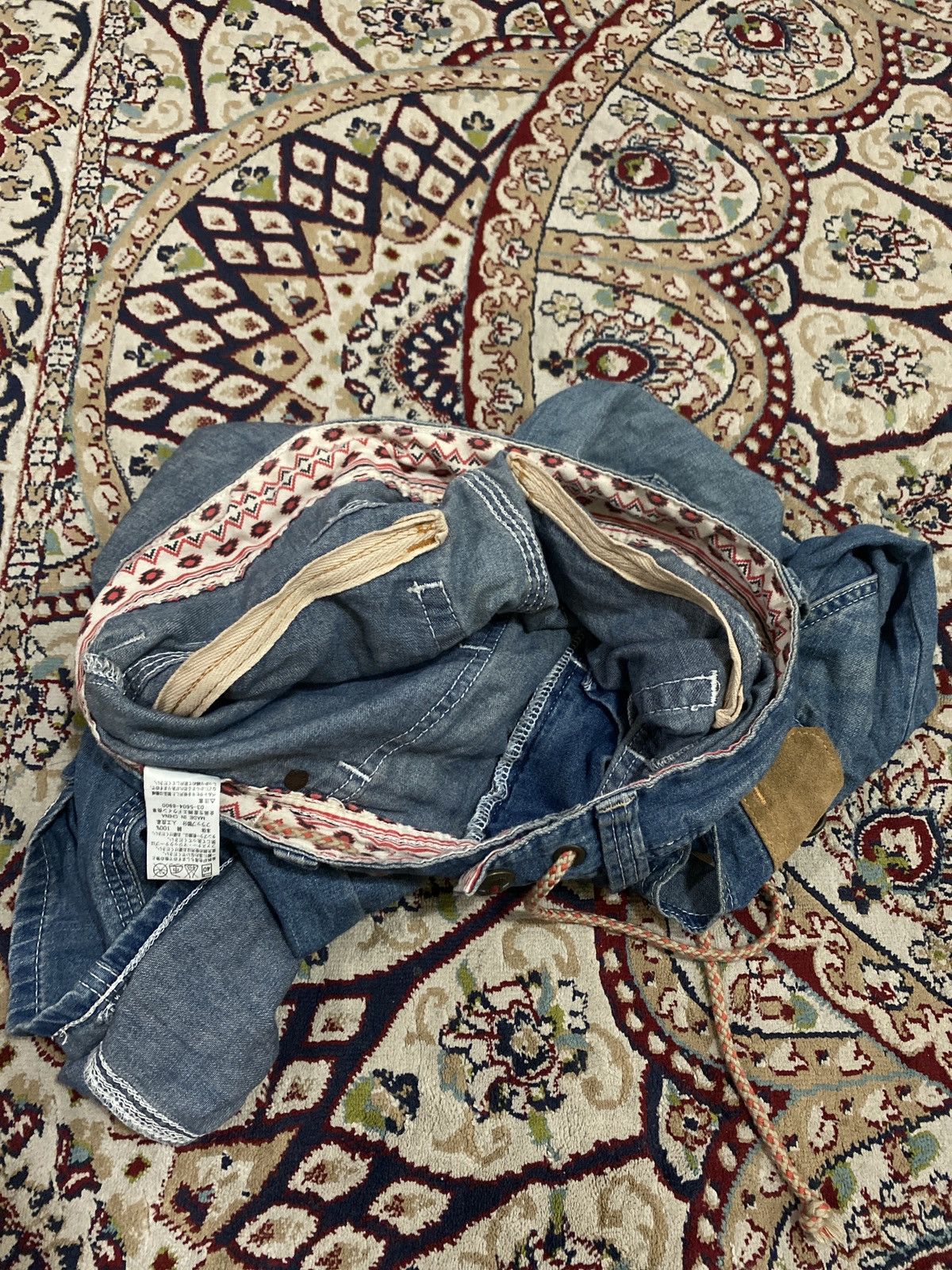 Edwin × Japanese Brand Rusty XV Edwin Exclusive Vintage Distressed Denim Pants Size US 32 / EU 48 - 10 Thumbnail