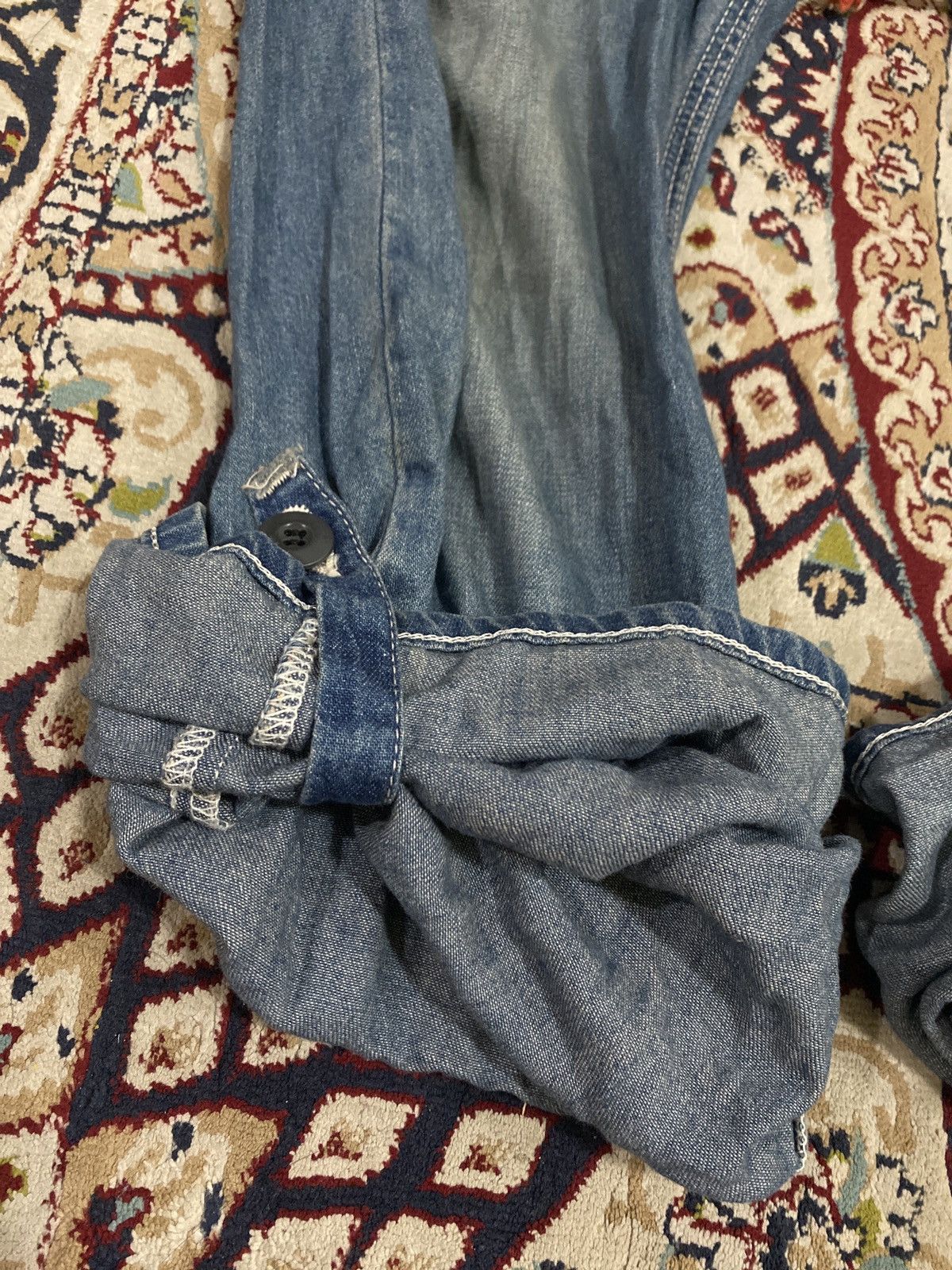 Edwin × Japanese Brand Rusty XV Edwin Exclusive Vintage Distressed Denim Pants Size US 32 / EU 48 - 5 Thumbnail
