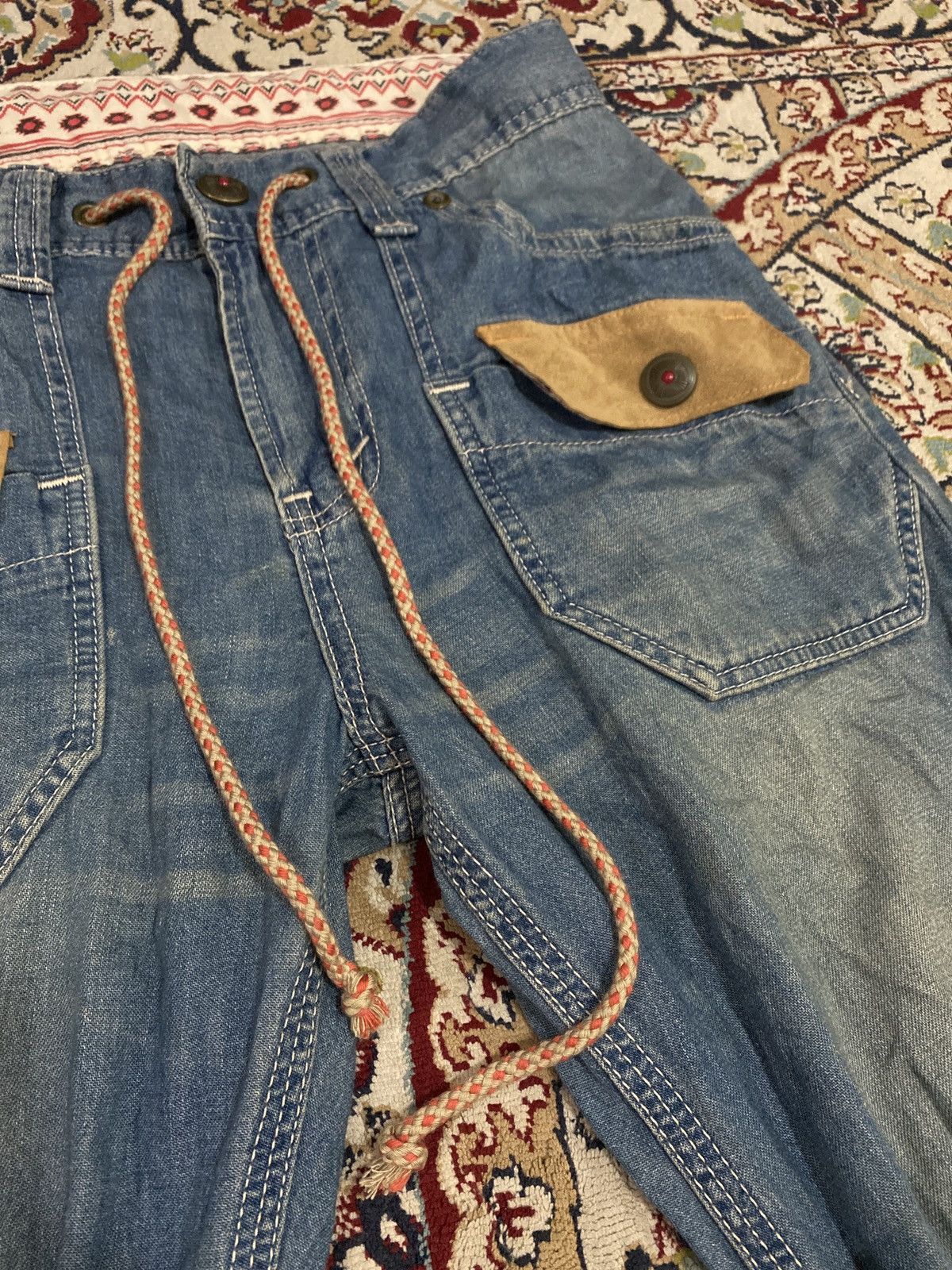 Edwin × Japanese Brand Rusty XV Edwin Exclusive Vintage Distressed Denim Pants Size US 32 / EU 48 - 3 Thumbnail