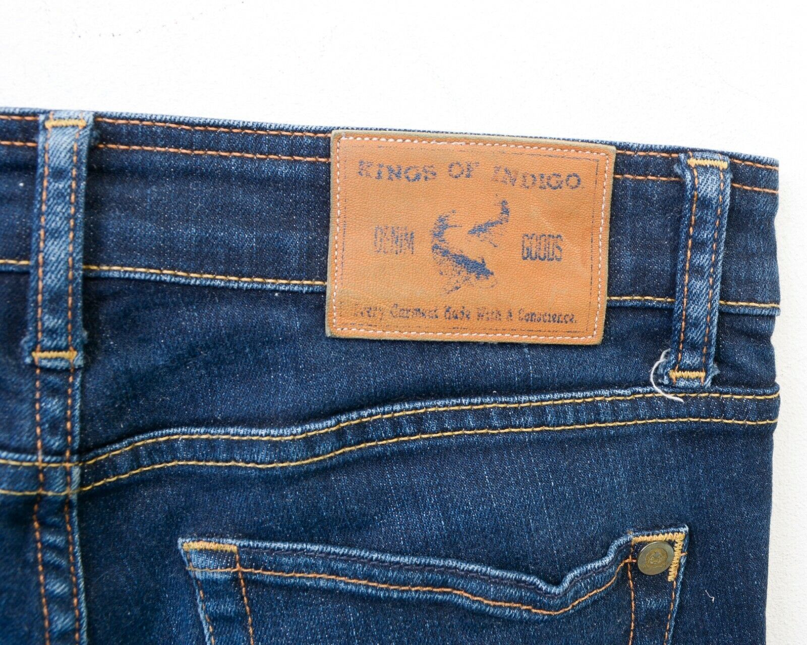 Kings Of Indigo Juno Super Slim W26 L34 Jeans Trousers Pants Denim Size 26" / US 2 / IT 38 - 6 Thumbnail