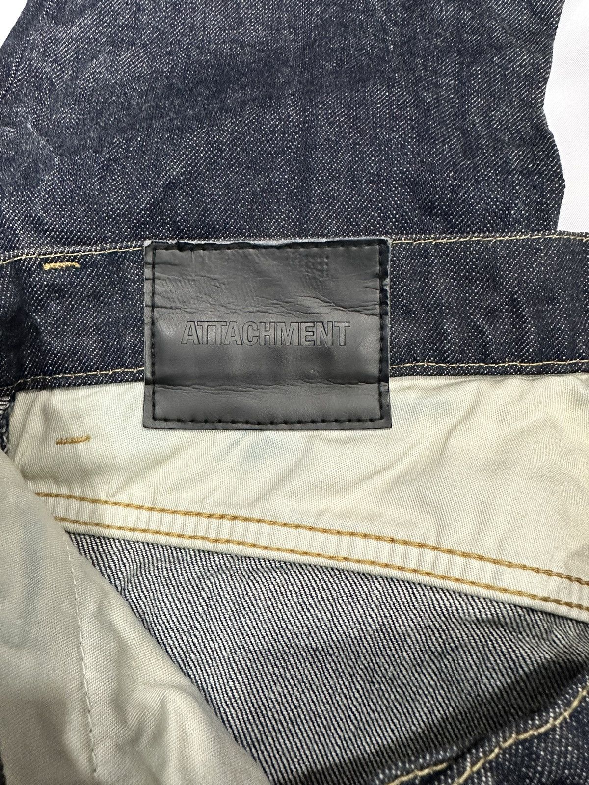 Attachment × Kazuyuki Kumagai Attachment Iconic ATTACHMENT Low Waist Curved Flare Jeans Size US 32 / EU 48 - 9 Thumbnail
