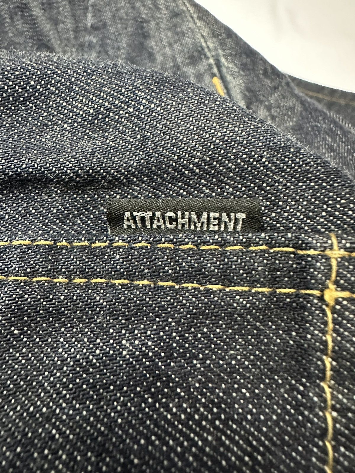 Attachment × Kazuyuki Kumagai Attachment Iconic ATTACHMENT Low Waist Curved Flare Jeans Size US 32 / EU 48 - 10 Thumbnail