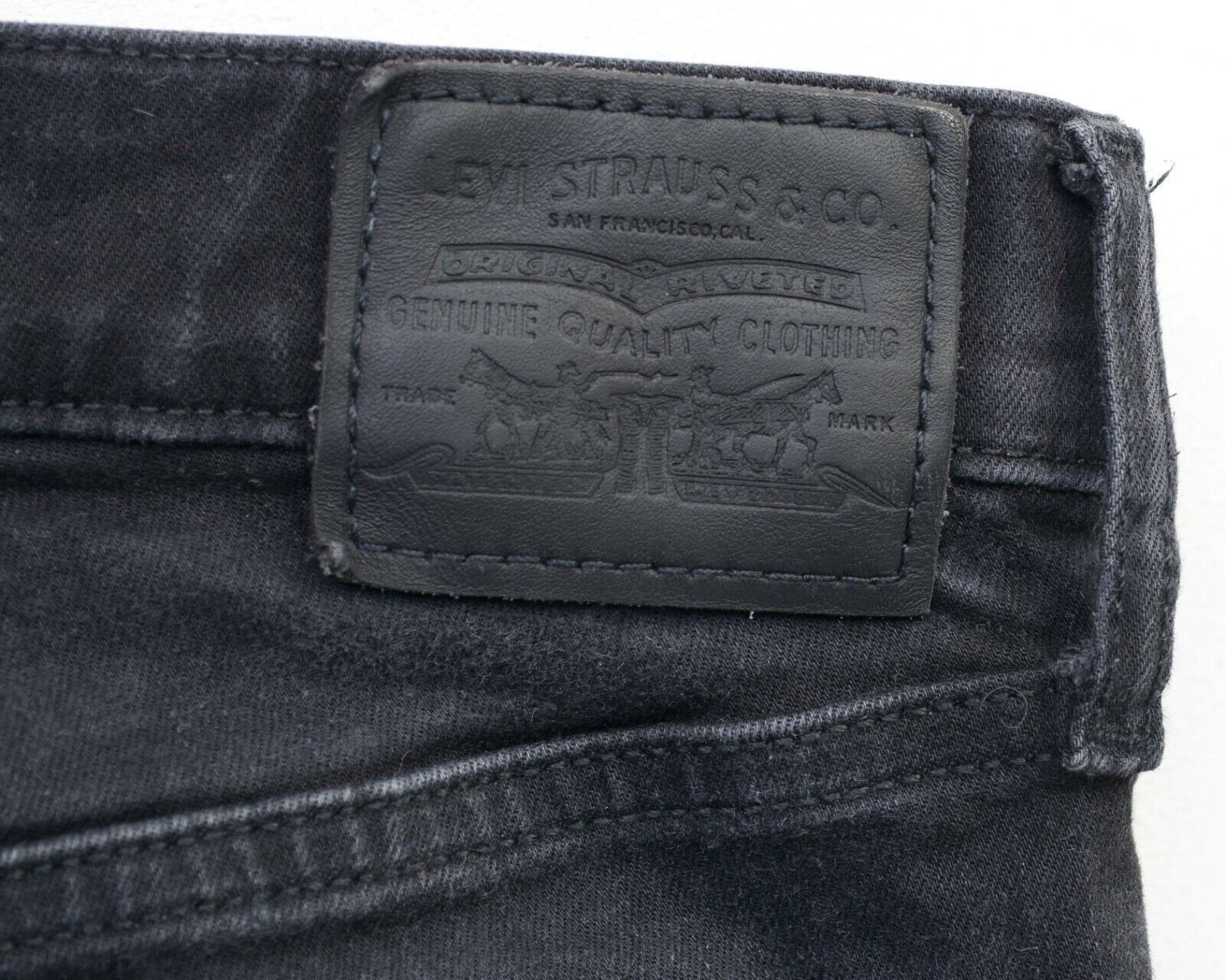 Levi's Big E W25 Mile High Super Skinny Premium Denim Jeans Stretch Size 25" / US 0 / IT 36 - 5 Thumbnail