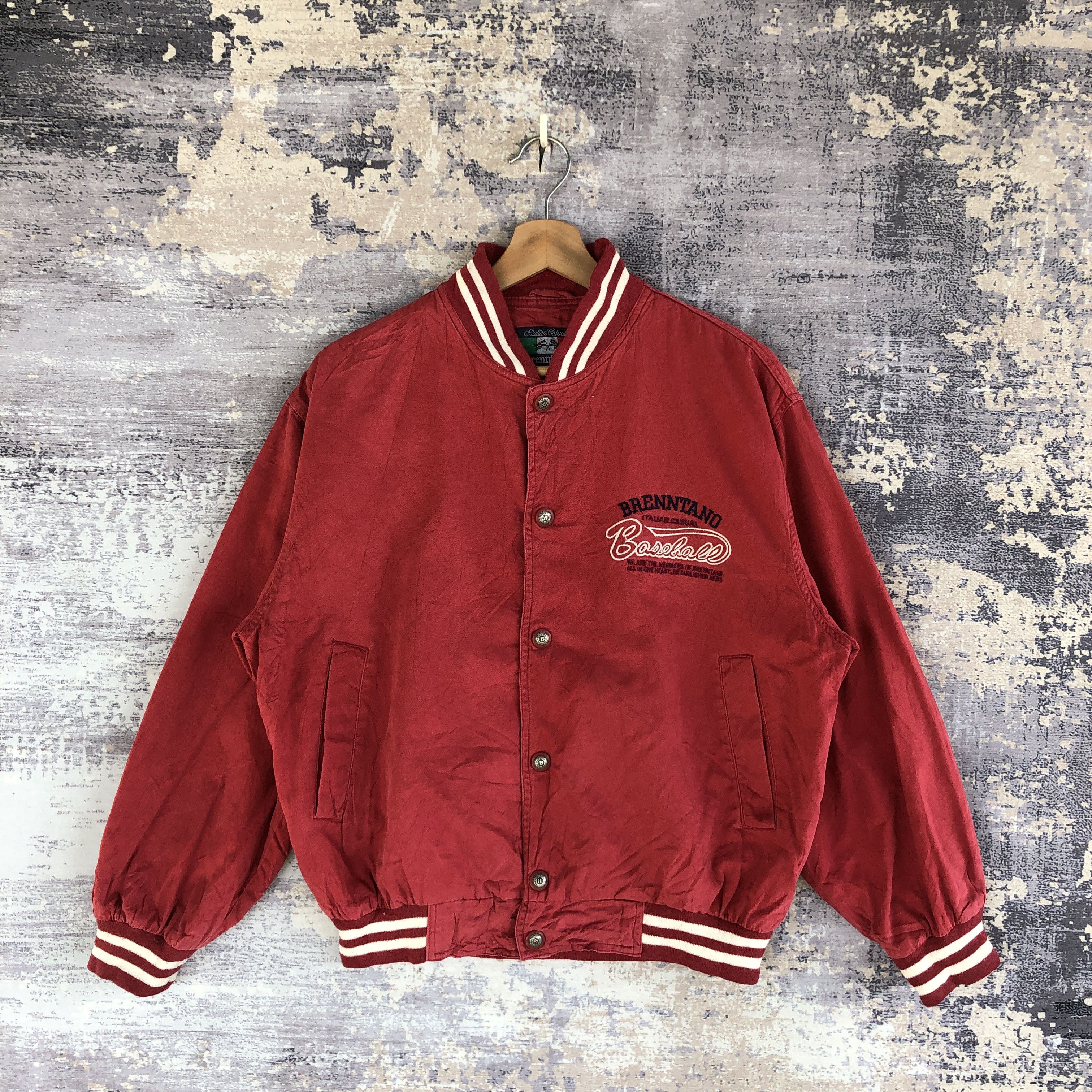Vintage Vintage Brenntano Baseball Jacket Varsity Wool Jacket | Grailed