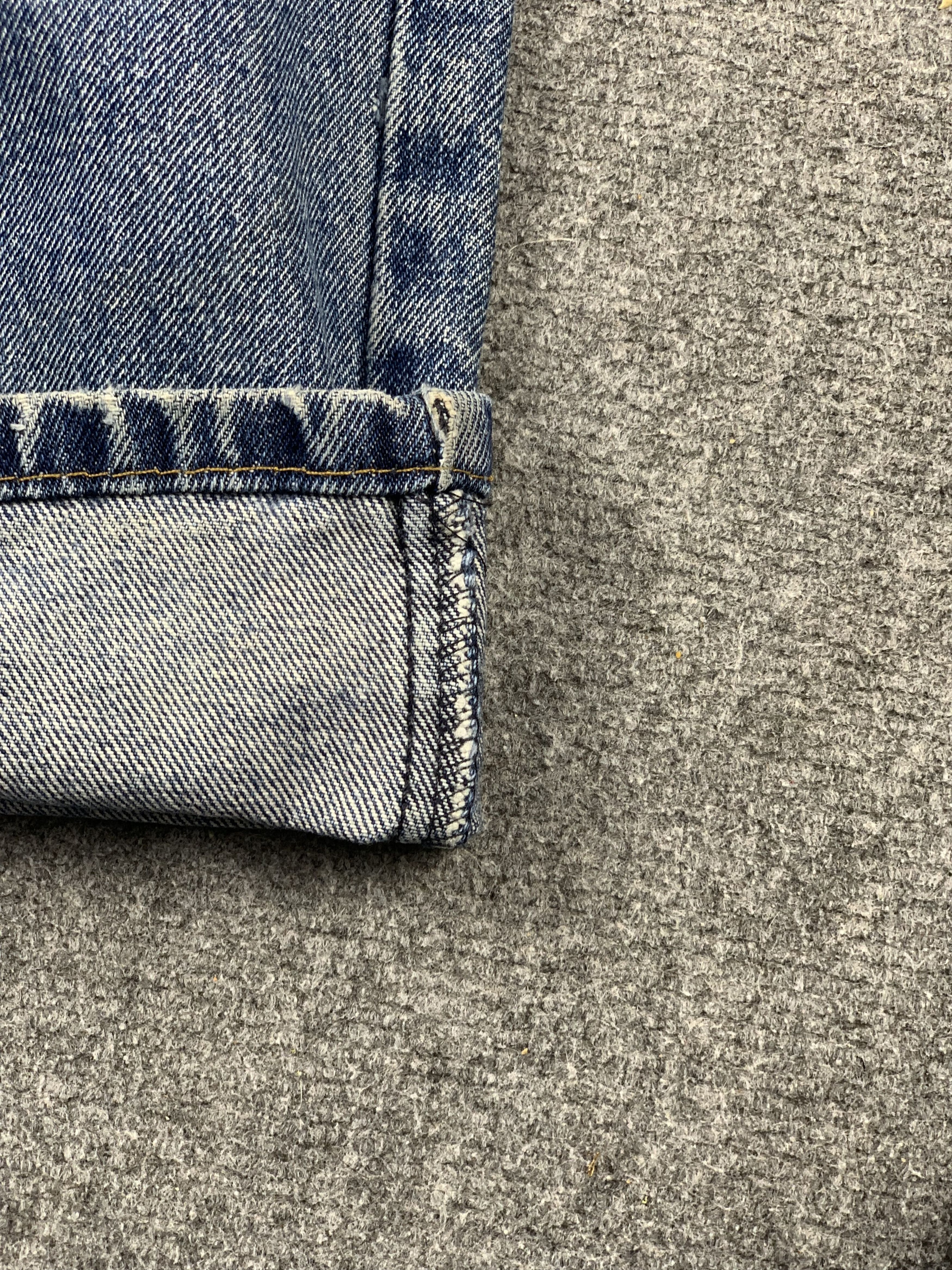 Levi's Vintage Levis 505 Faded Blue Jeans DP2017 Size US 36 / EU 52 - 10 Thumbnail