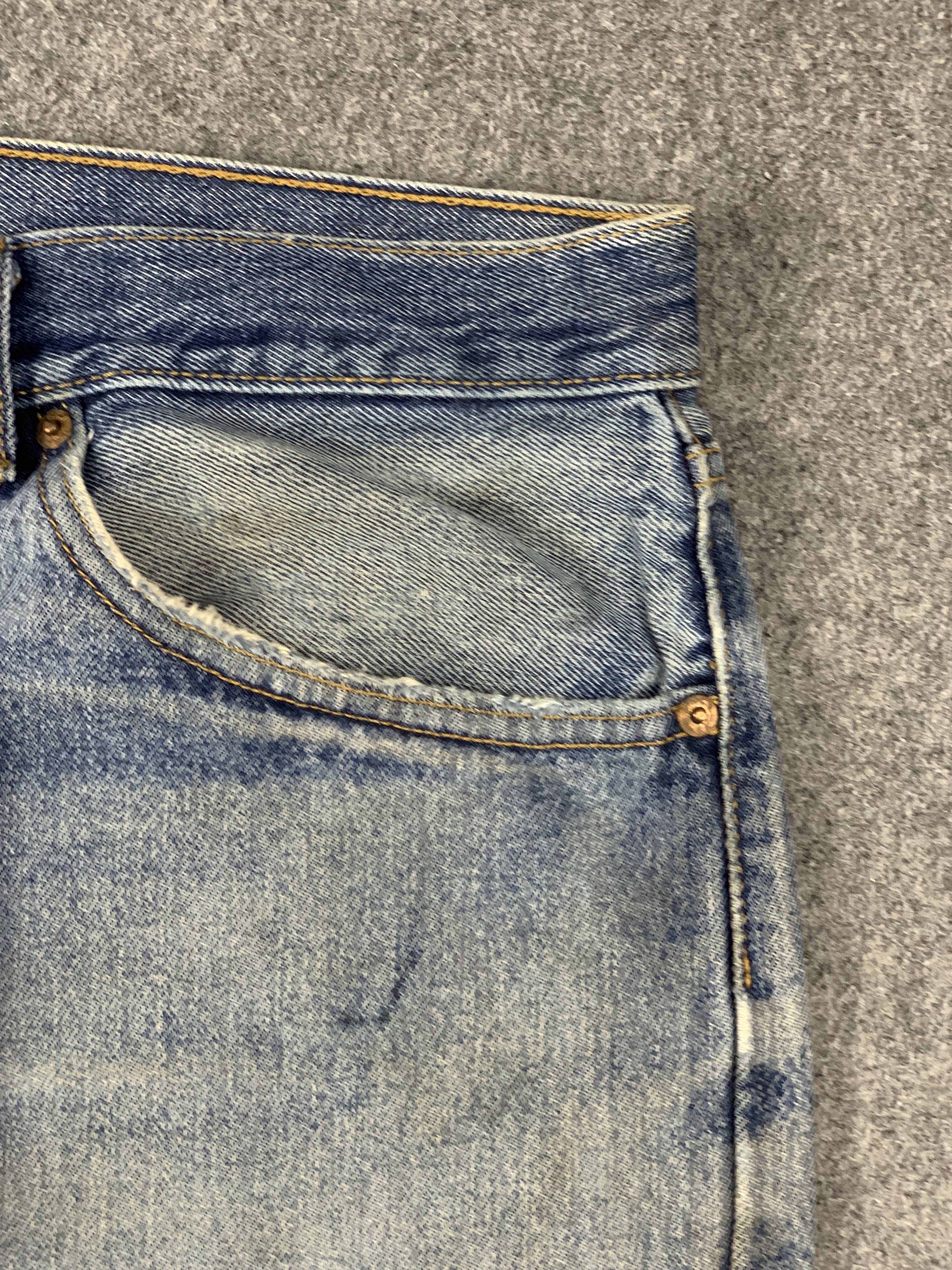 Levi's Vintage Levis 505 Faded Blue Jeans DP2017 Size US 36 / EU 52 - 7 Thumbnail