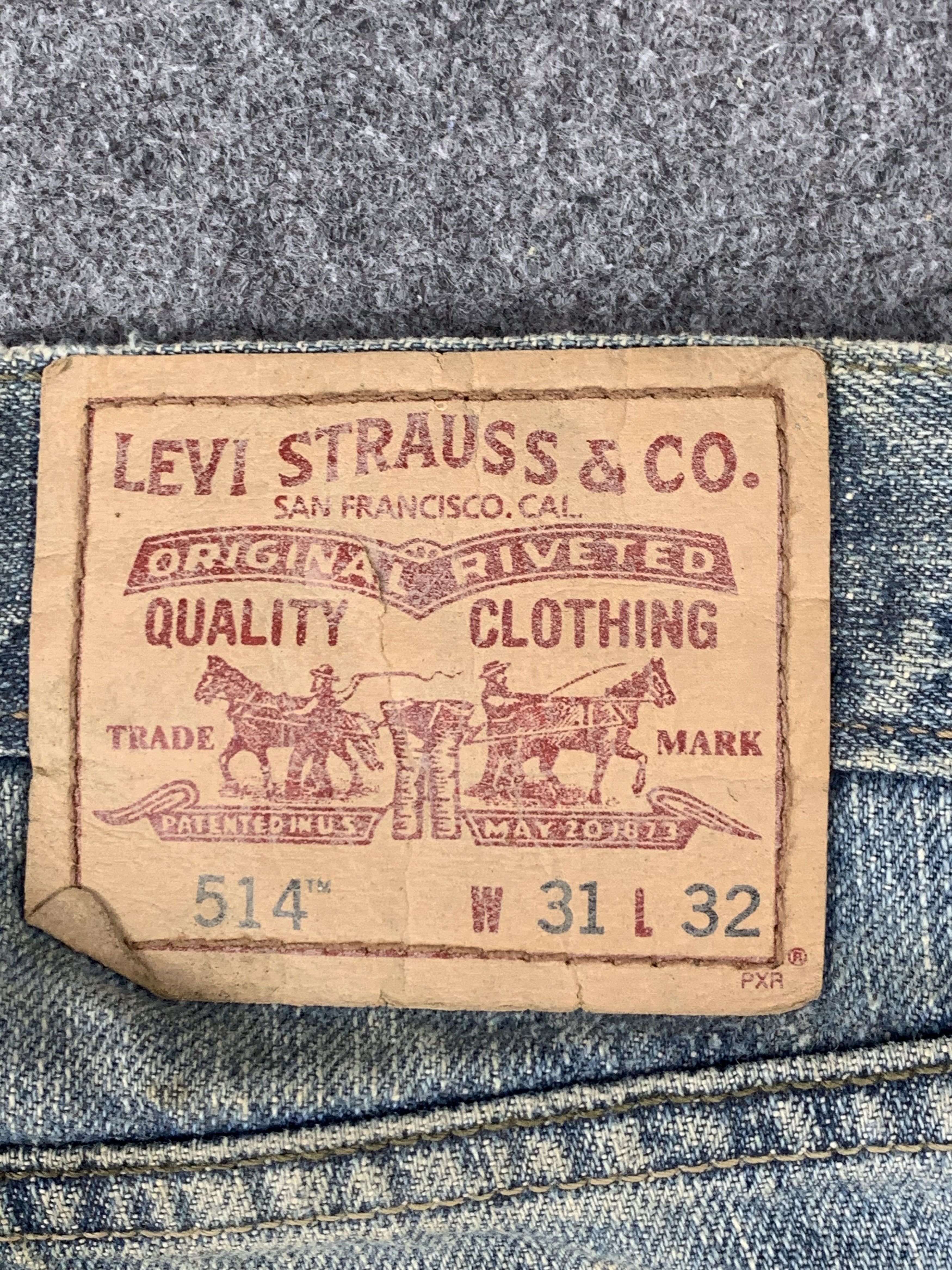 Levi's Vintage Levis 514 Faded Blue Jeans DP2018 Size US 31 - 5 Thumbnail