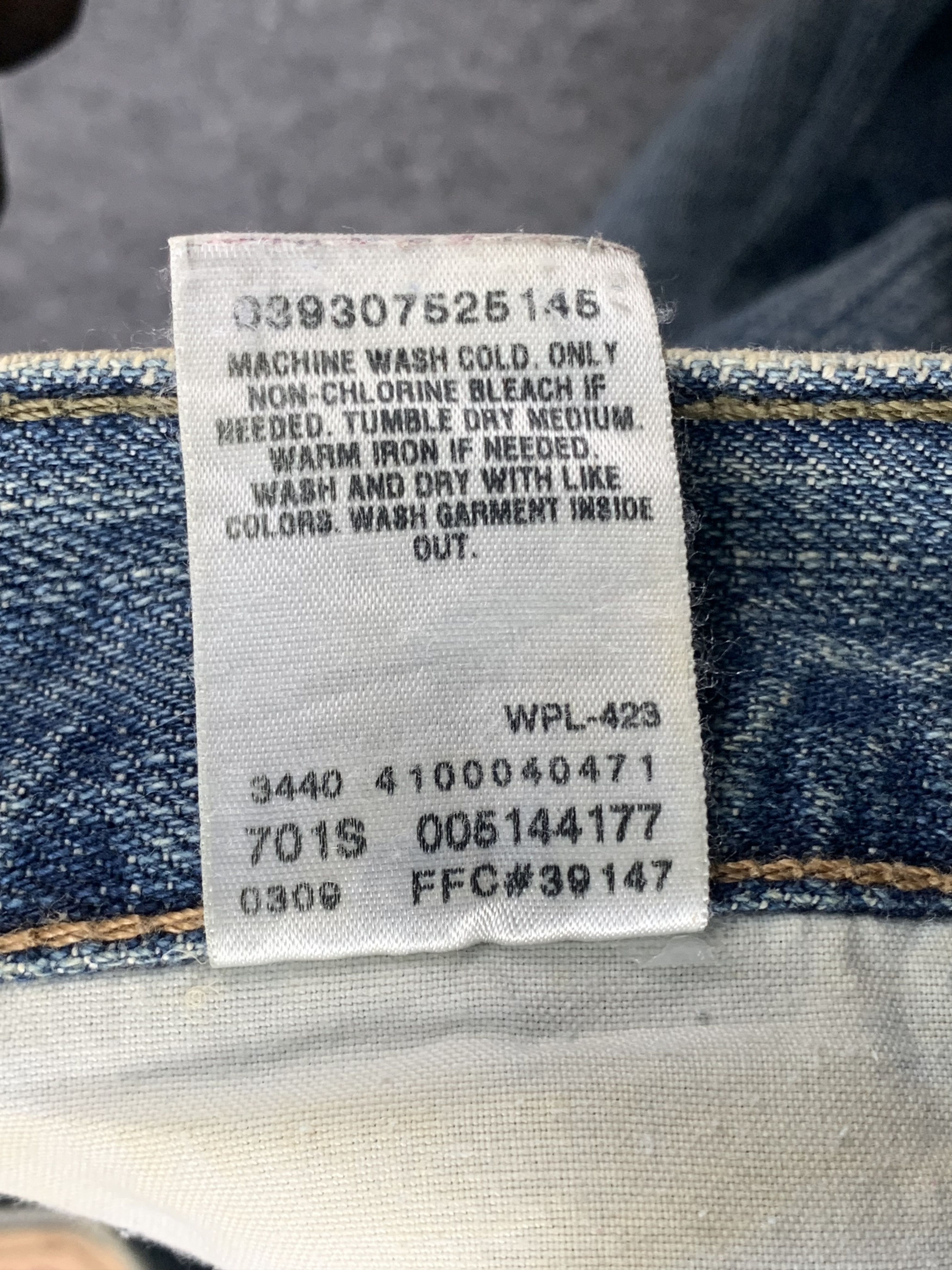 Levi's Vintage Levis 514 Faded Blue Jeans DP2018 Size US 31 - 8 Thumbnail