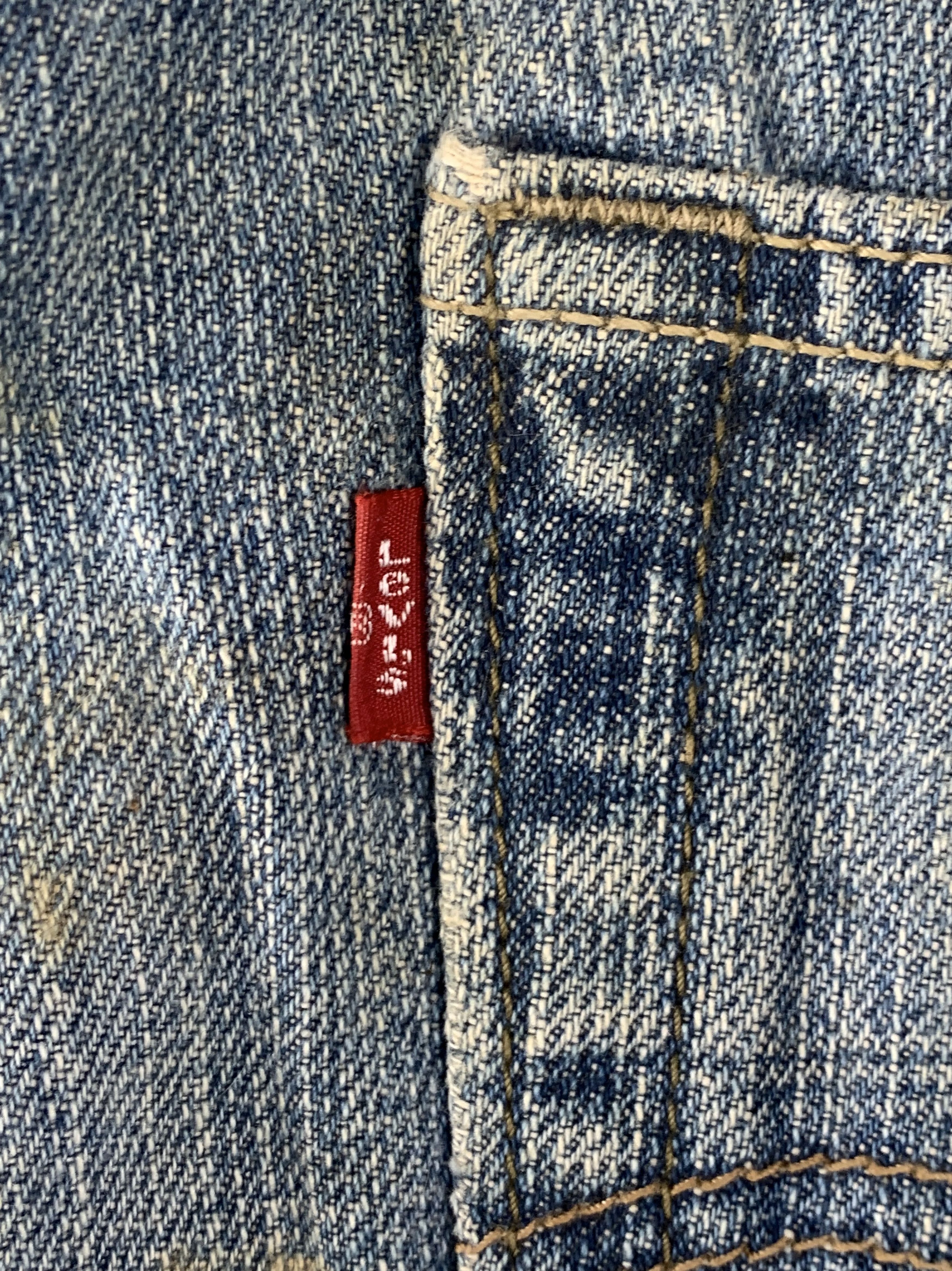 Levi's Vintage Levis 514 Faded Blue Jeans DP2018 Size US 31 - 6 Thumbnail