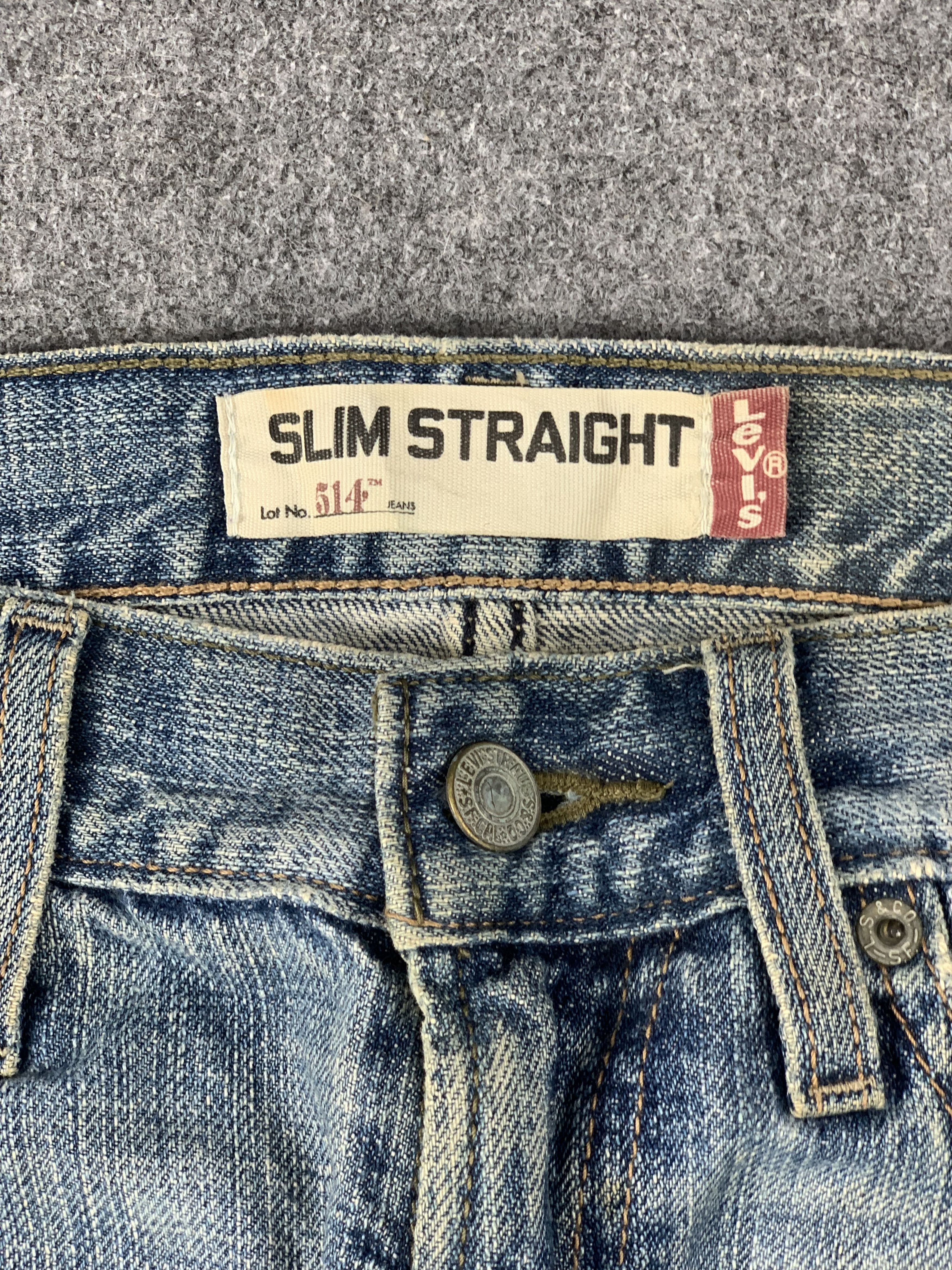 Levi's Vintage Levis 514 Faded Blue Jeans DP2018 Size US 31 - 9 Thumbnail