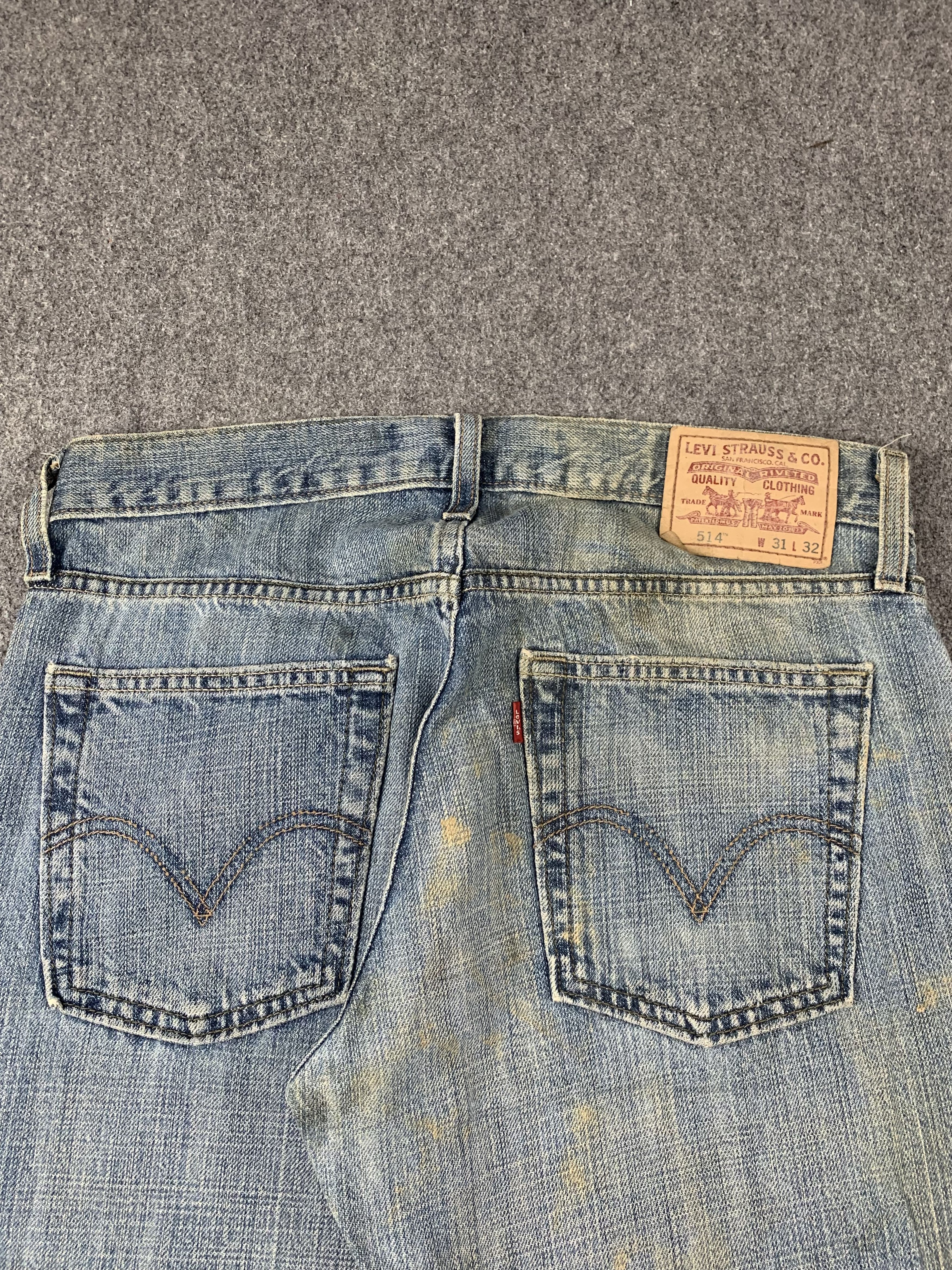 Levi's Vintage Levis 514 Faded Blue Jeans DP2018 Size US 31 - 4 Thumbnail