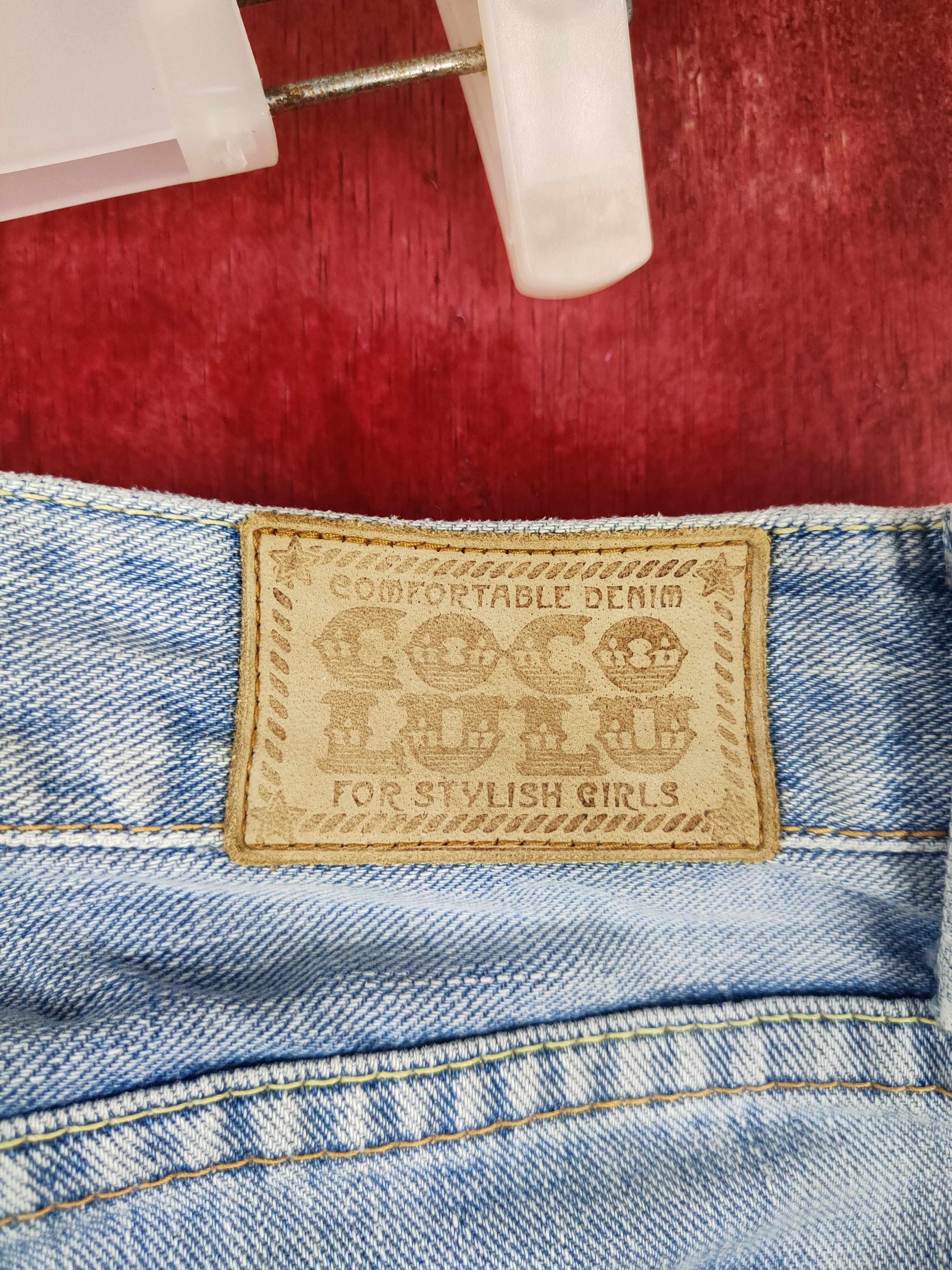 Japanese Brand Coco Lulu Blue Faded Ripped s Denim Pants #S535 Size 29" - 7 Thumbnail