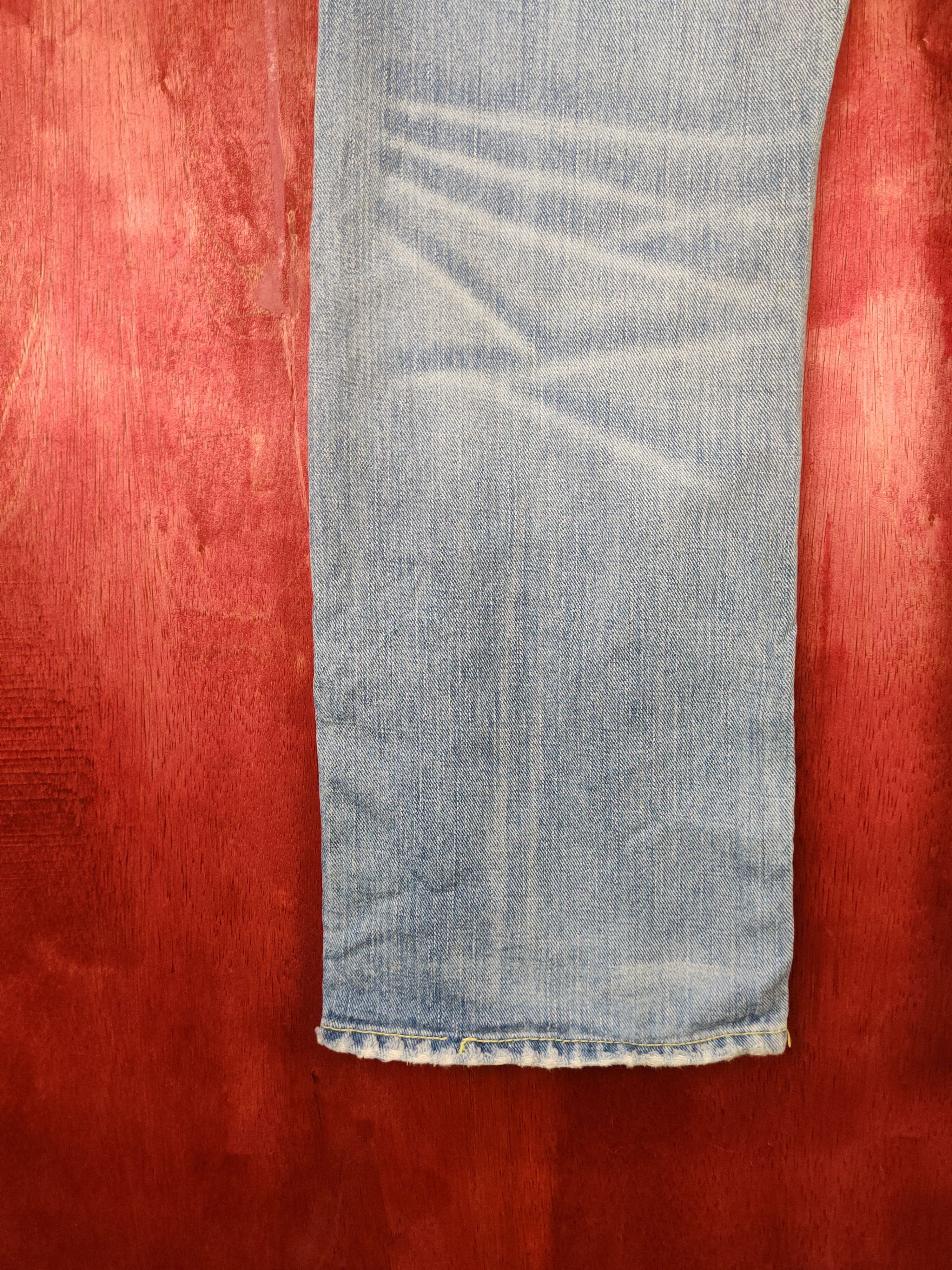 Japanese Brand Coco Lulu Blue Faded Ripped s Denim Pants #S535 Size 29" - 11 Thumbnail