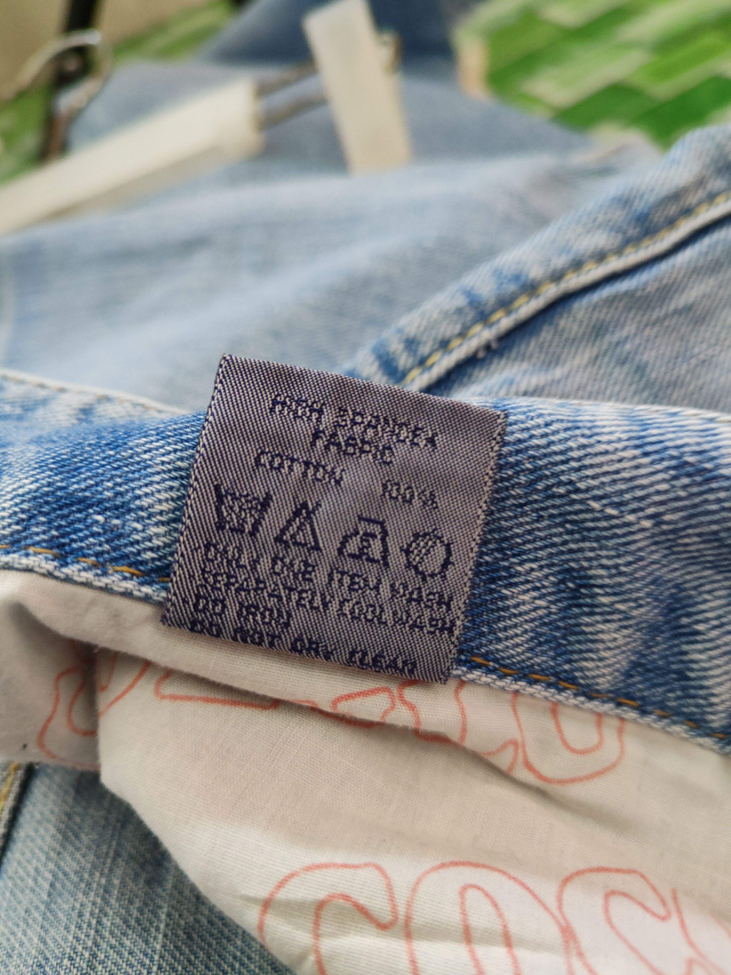 Japanese Brand Coco Lulu Blue Faded Ripped s Denim Pants #S535 Size 29" - 15 Thumbnail