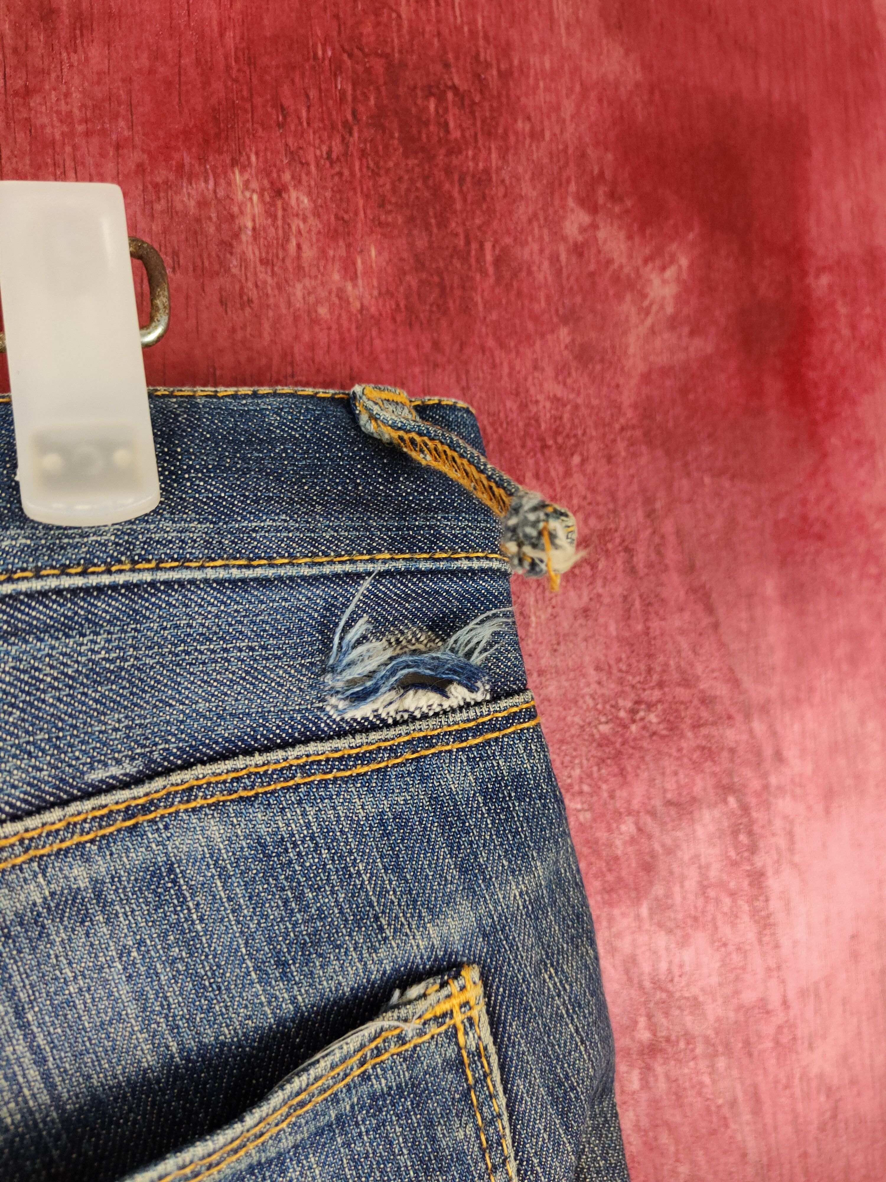 Japanese Brand × Vintage Hare Blue Faded Denim Pants #S534 Size US 32 / EU 48 - 11 Thumbnail