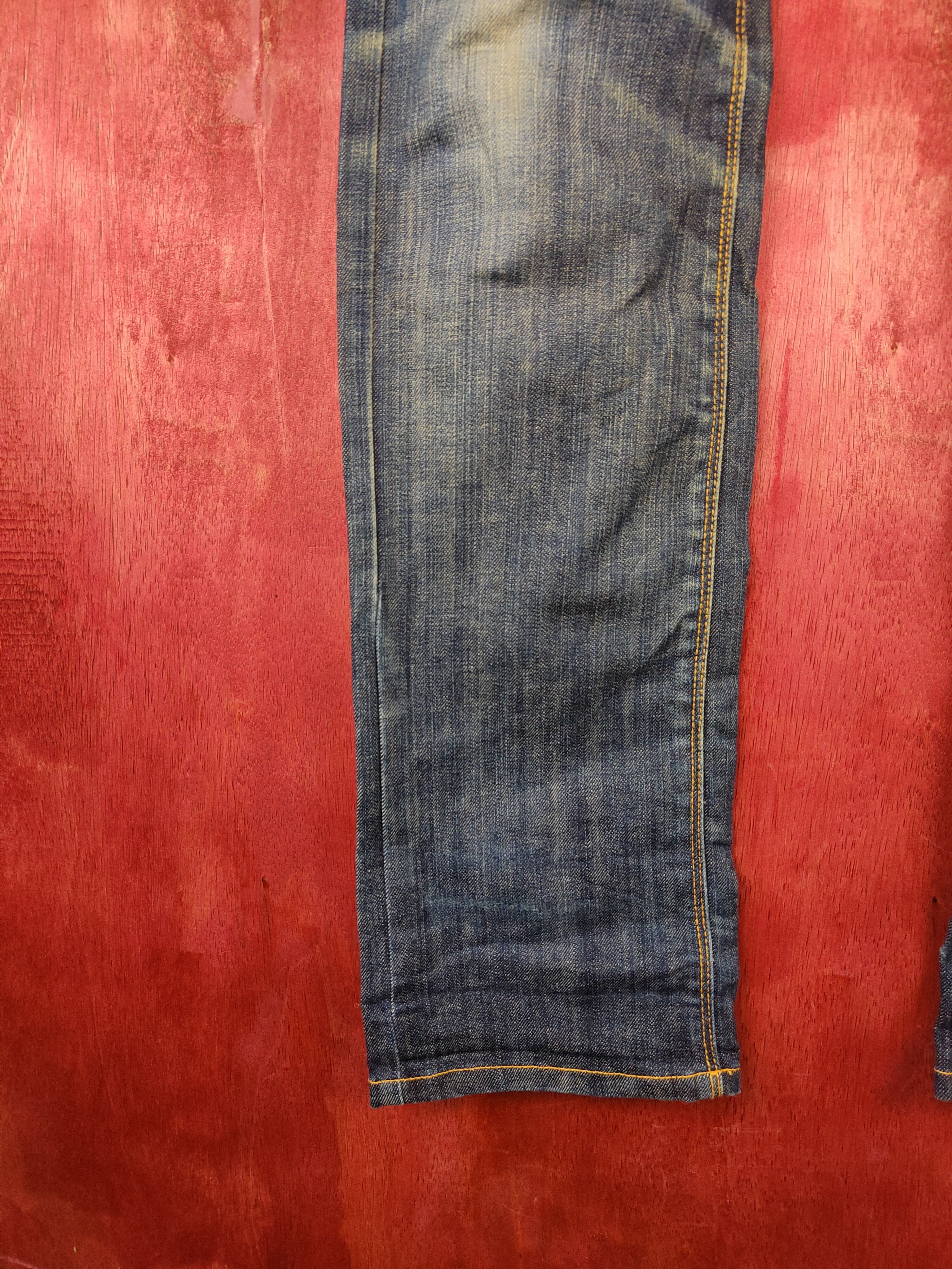 Japanese Brand × Vintage Hare Blue Faded Denim Pants #S534 Size US 32 / EU 48 - 4 Thumbnail