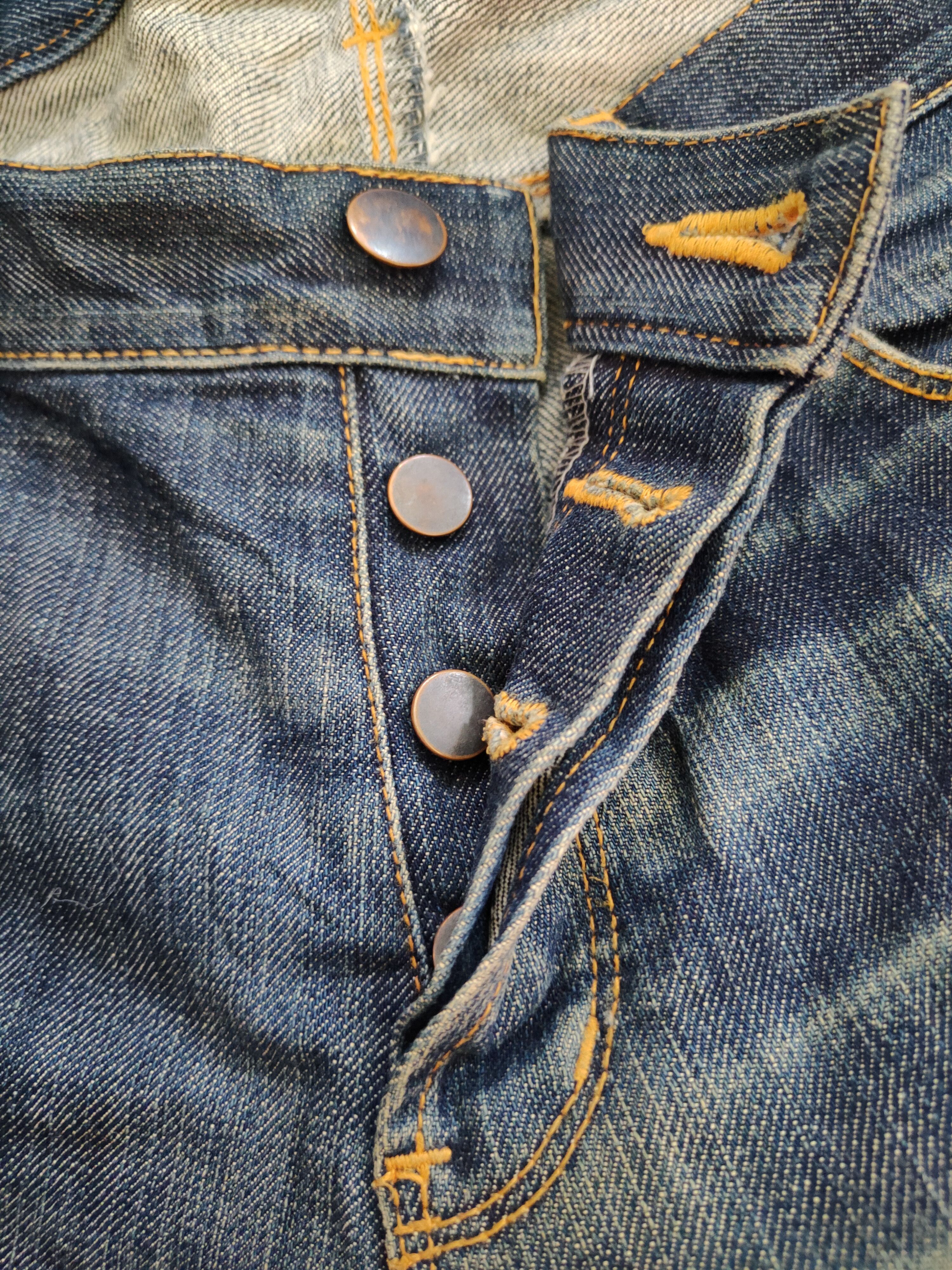 Japanese Brand × Vintage Hare Blue Faded Denim Pants #S534 Size US 32 / EU 48 - 14 Thumbnail