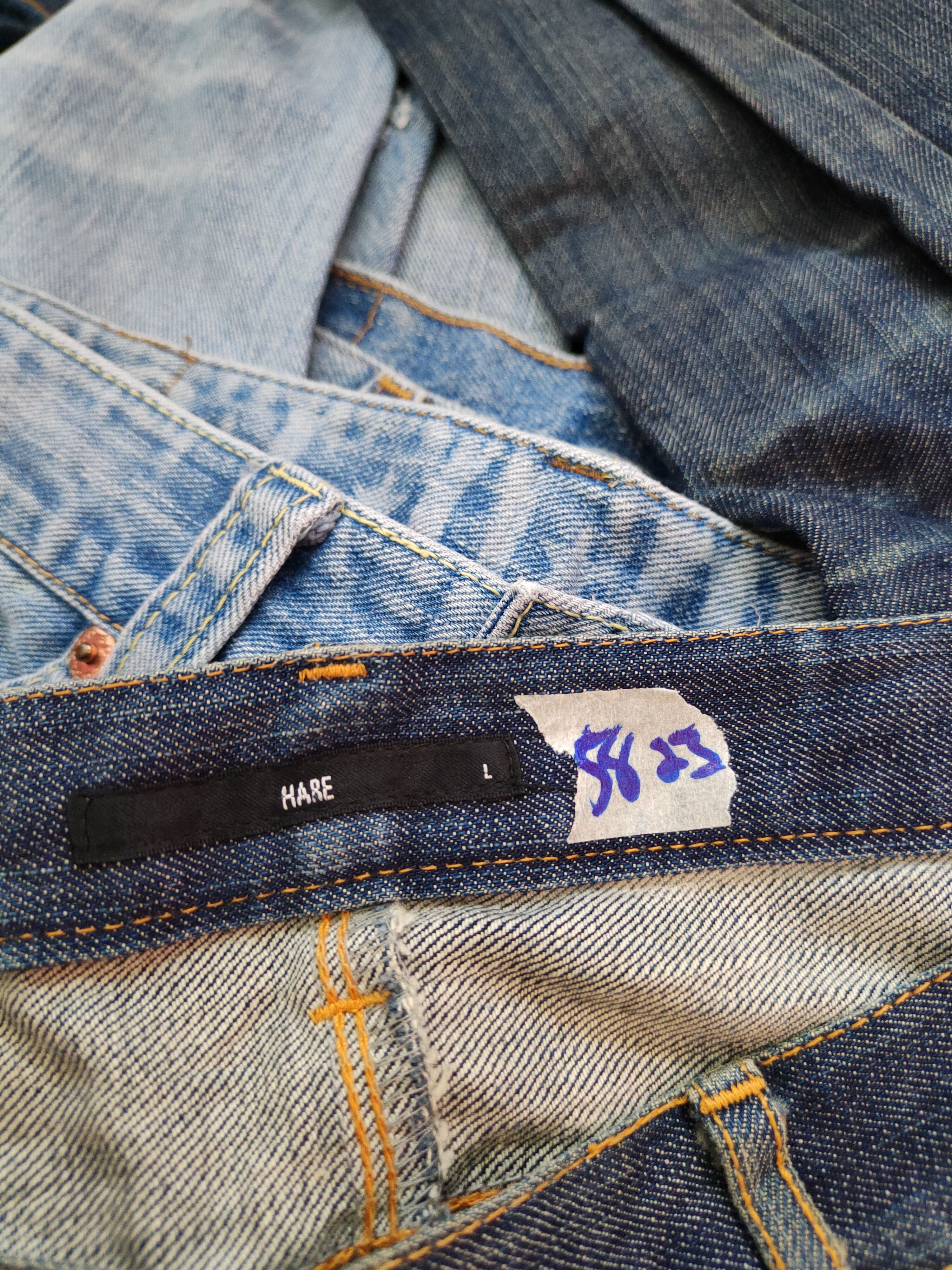 Japanese Brand × Vintage Hare Blue Faded Denim Pants #S534 Size US 32 / EU 48 - 16 Thumbnail