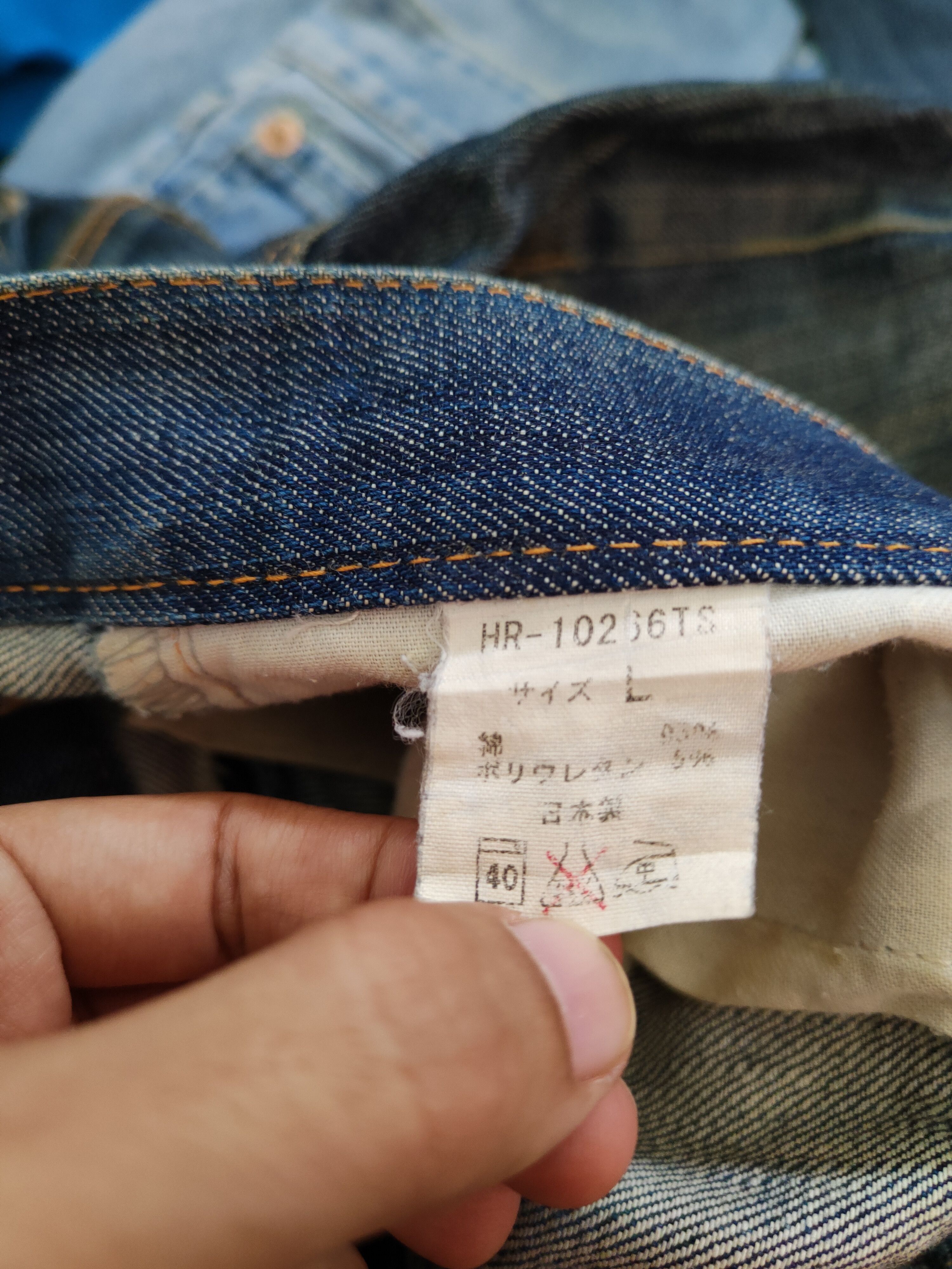Japanese Brand × Vintage Hare Blue Faded Denim Pants #S534 Size US 32 / EU 48 - 15 Thumbnail