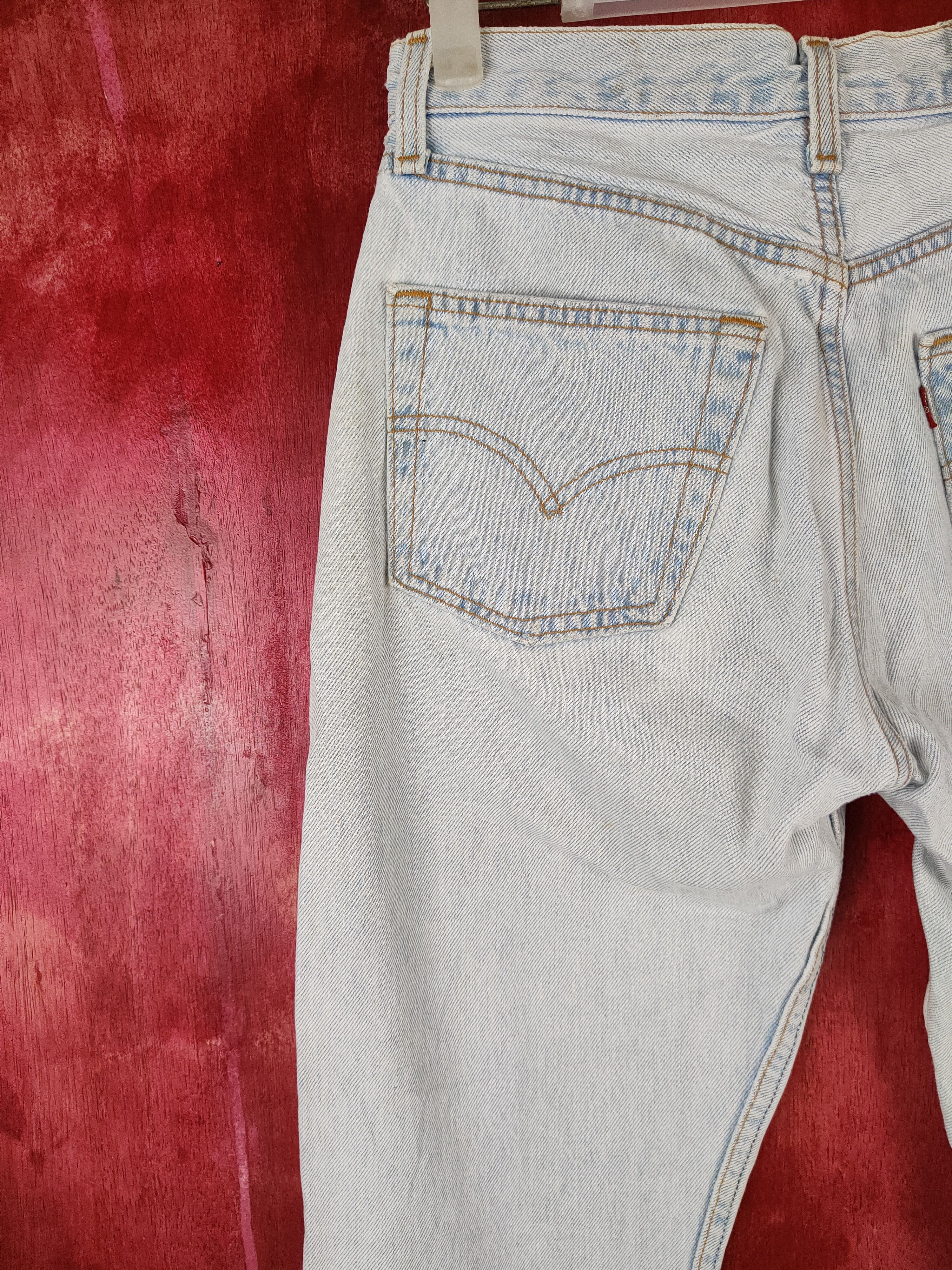 Levi's × Vintage 501 Levi's Faded Ripped Distressed Jeans Denim Pants #S533 Size 28" / US 6 / IT 42 - 8 Thumbnail