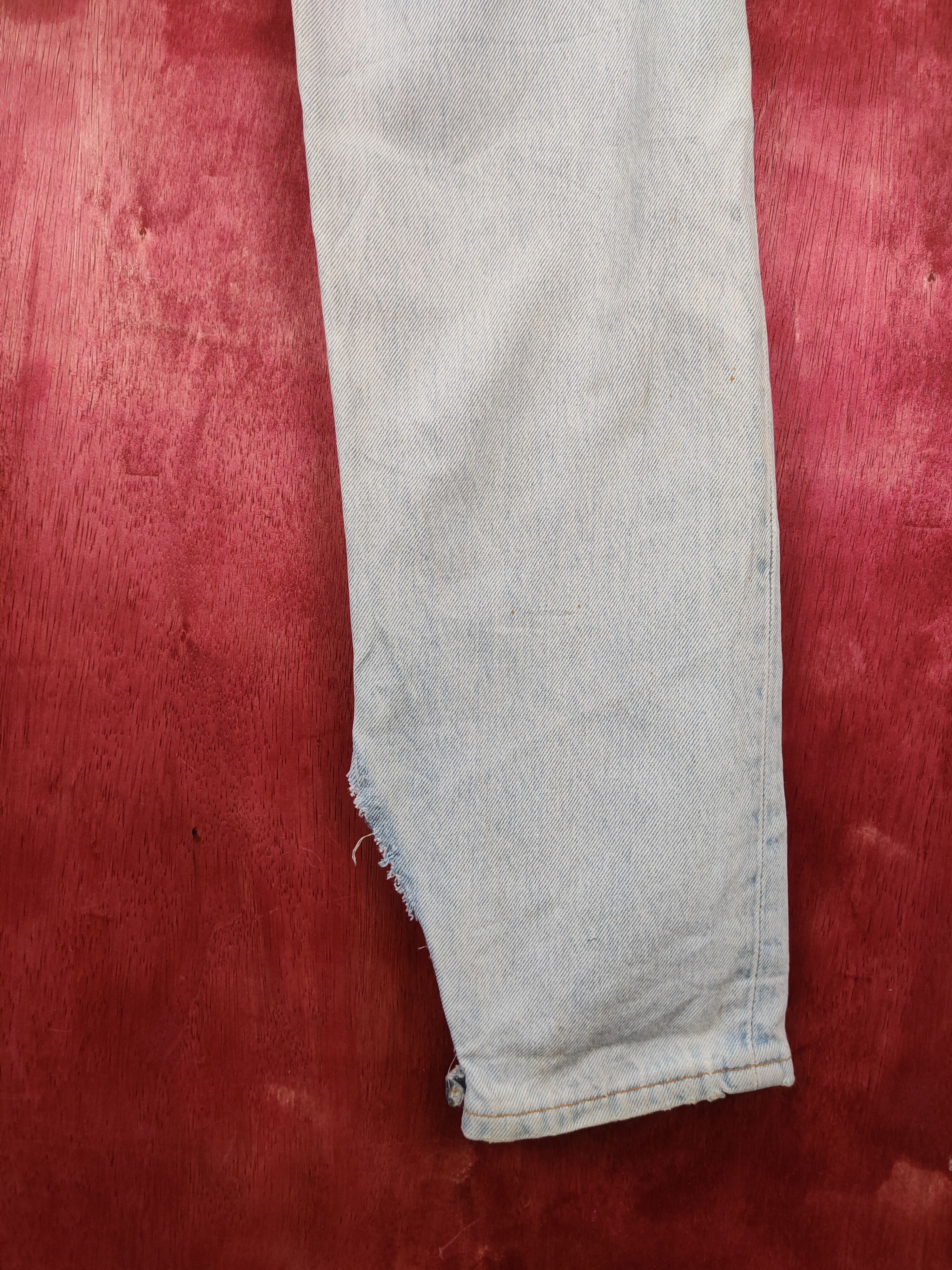 Levi's × Vintage 501 Levi's Faded Ripped Distressed Jeans Denim Pants #S533 Size 28" / US 6 / IT 42 - 12 Thumbnail