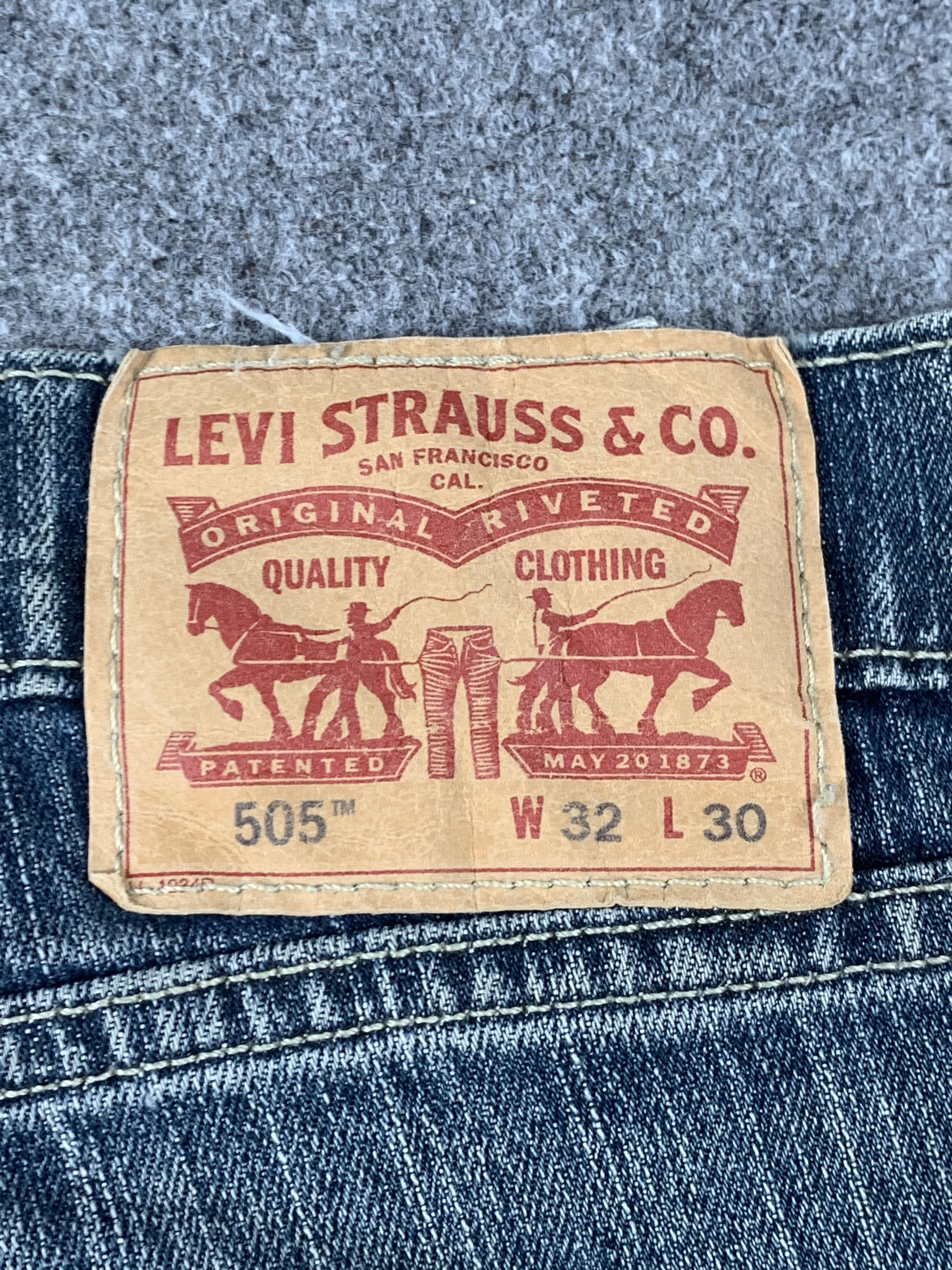 Levi's Vintage Levis 505 Faded Blue Jeans DP2020 Size US 32 / EU 48 - 4 Thumbnail