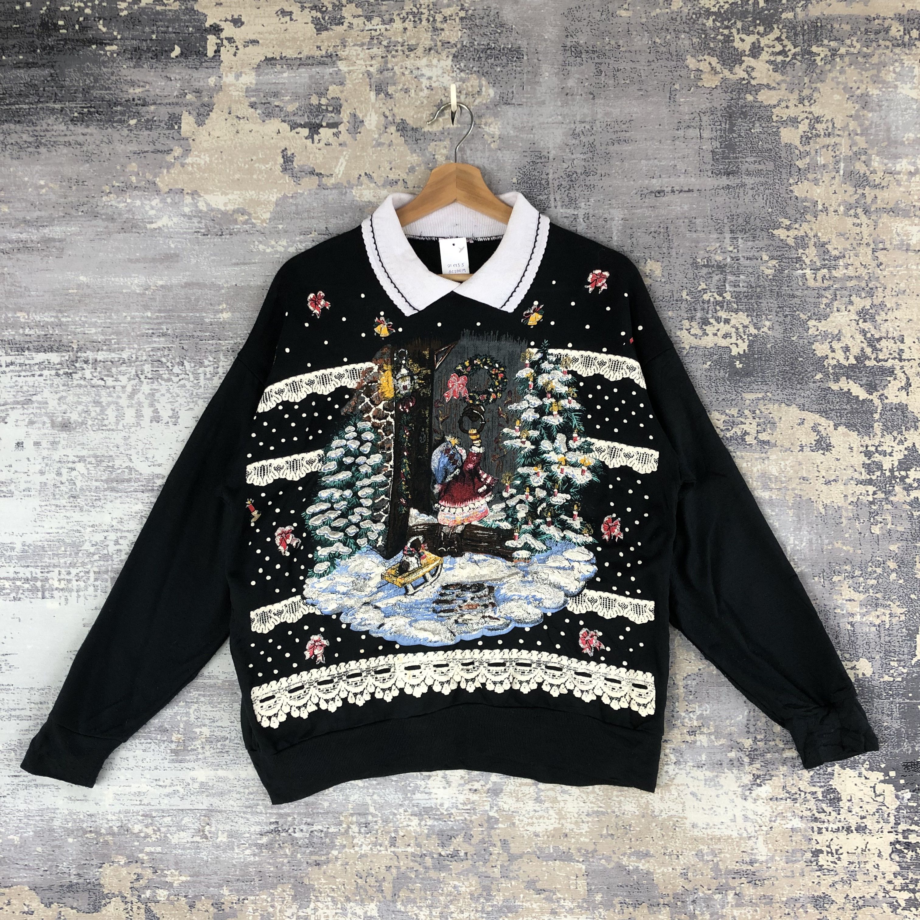Vintage Christmas Ave Sweater Christmas Sweatshirt AC20019