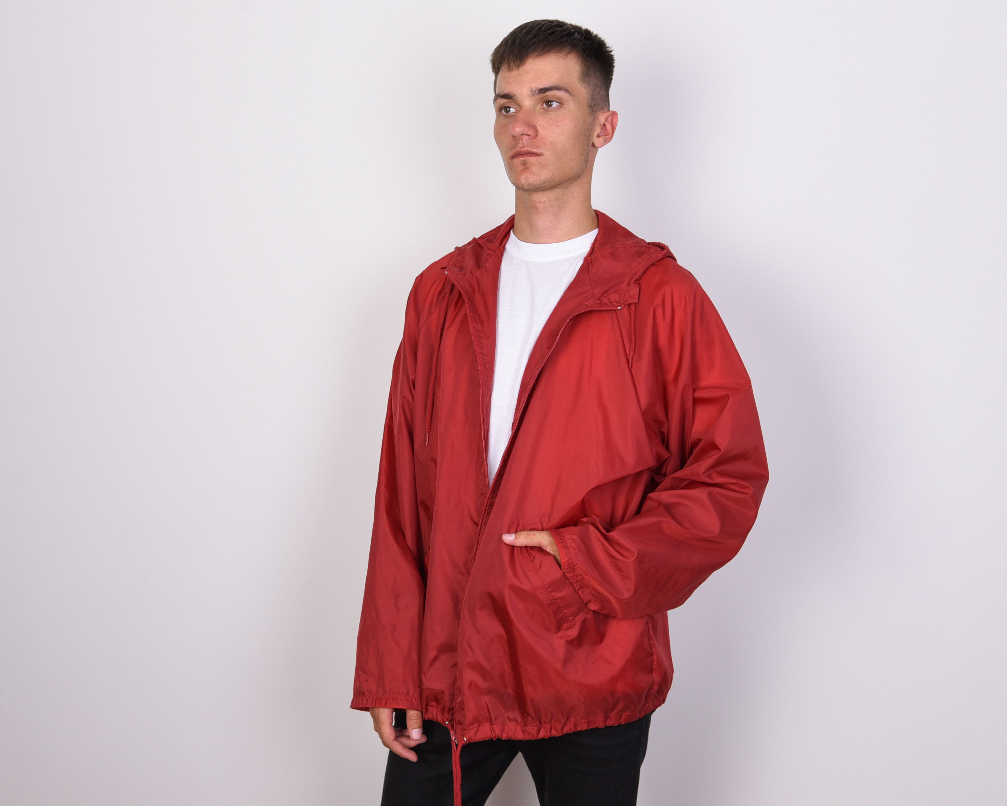 Levi's 501 FITS EM ALL Lightweight VTG Jacket Windbreaker Raincoat Size US L / EU 52-54 / 3 - 4 Thumbnail