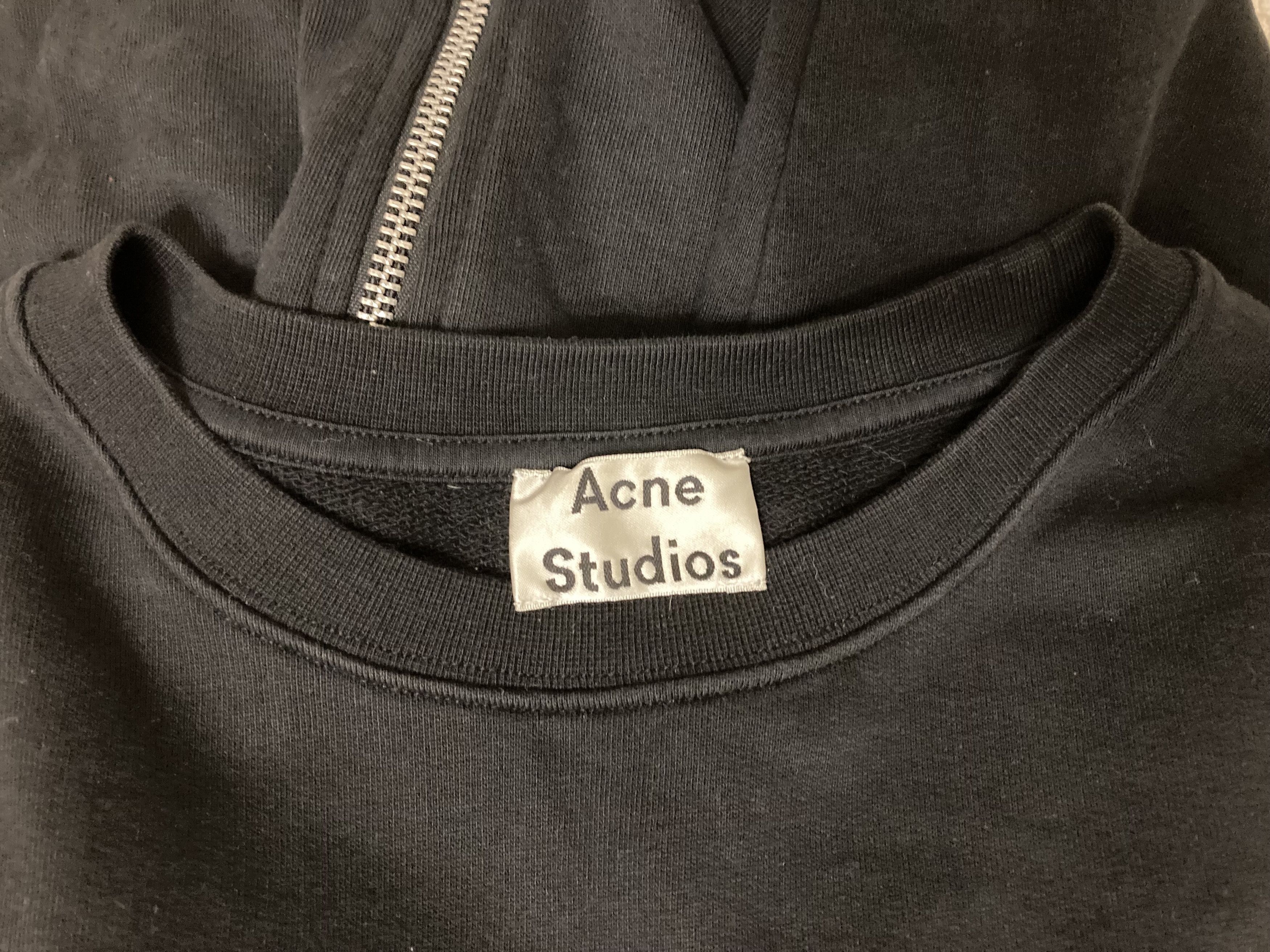 Acne Studios × Designer ACNE STUDIO FLINTON CREW SWEATSHIRT DOUBLE SIDE ZIPPER Size US S / EU 44-46 / 1 - 4 Thumbnail