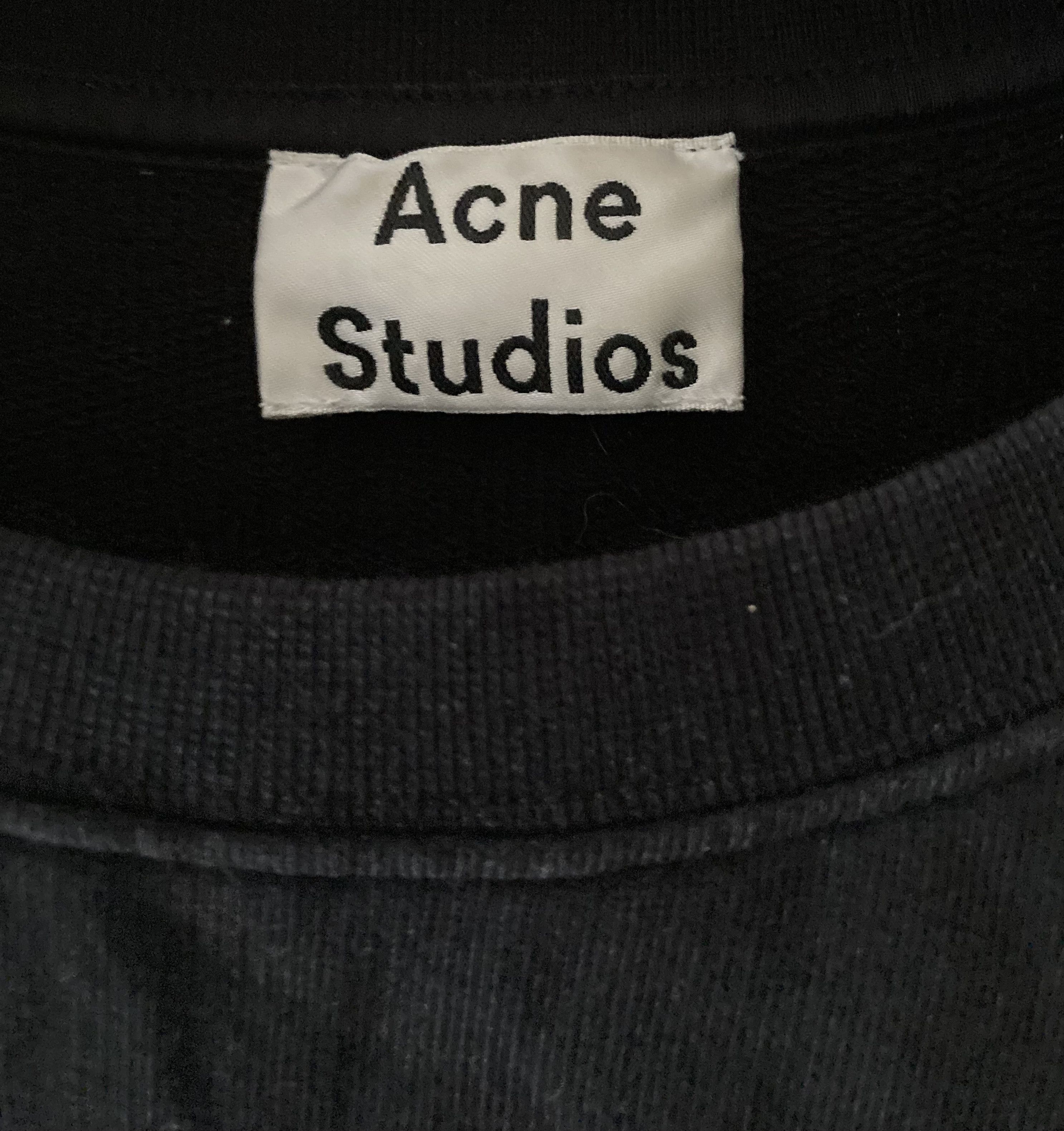 Acne Studios × Designer ACNE STUDIO FLINTON CREW SWEATSHIRT DOUBLE SIDE ZIPPER Size US S / EU 44-46 / 1 - 3 Thumbnail