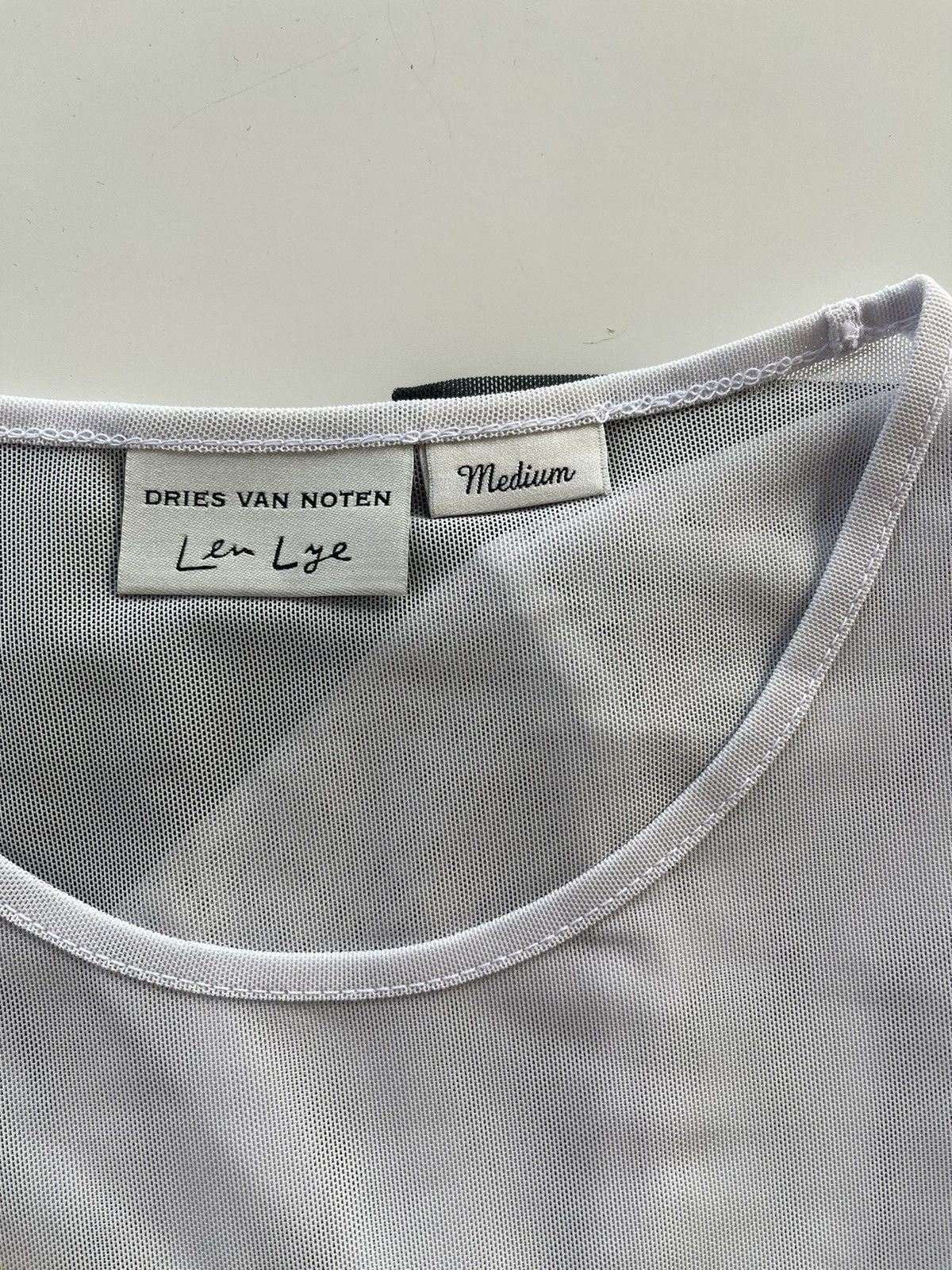 Dries Van Noten Len Lye Stripe Mesh top Size M / US 6-8 / IT 42-44 - 6 Thumbnail