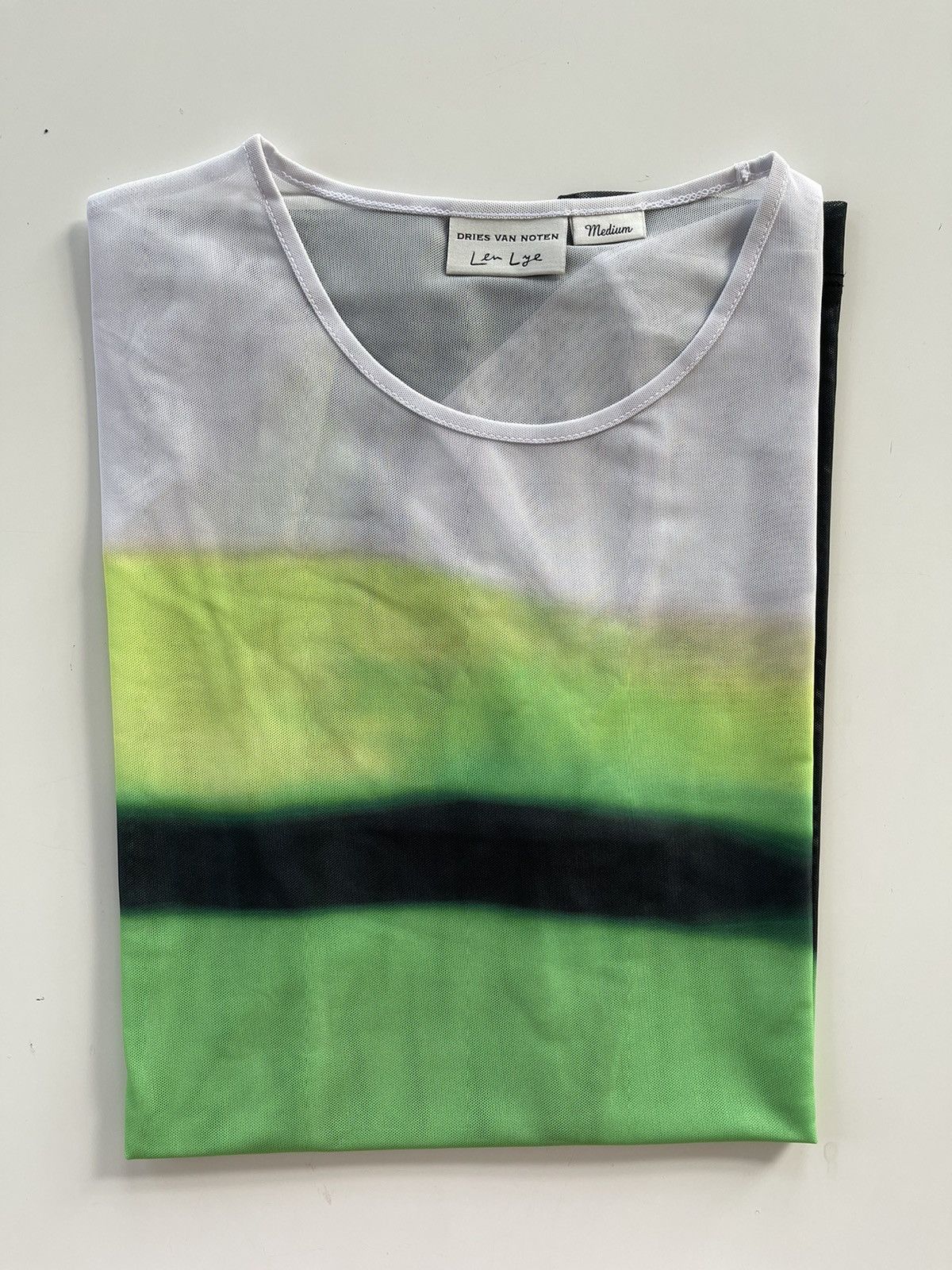 Dries Van Noten Len Lye Stripe Mesh top Size M / US 6-8 / IT 42-44 - 5 Thumbnail