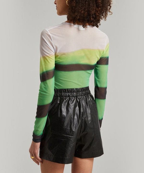 Dries Van Noten Len Lye Stripe Mesh top Size M / US 6-8 / IT 42-44 - 4 Thumbnail