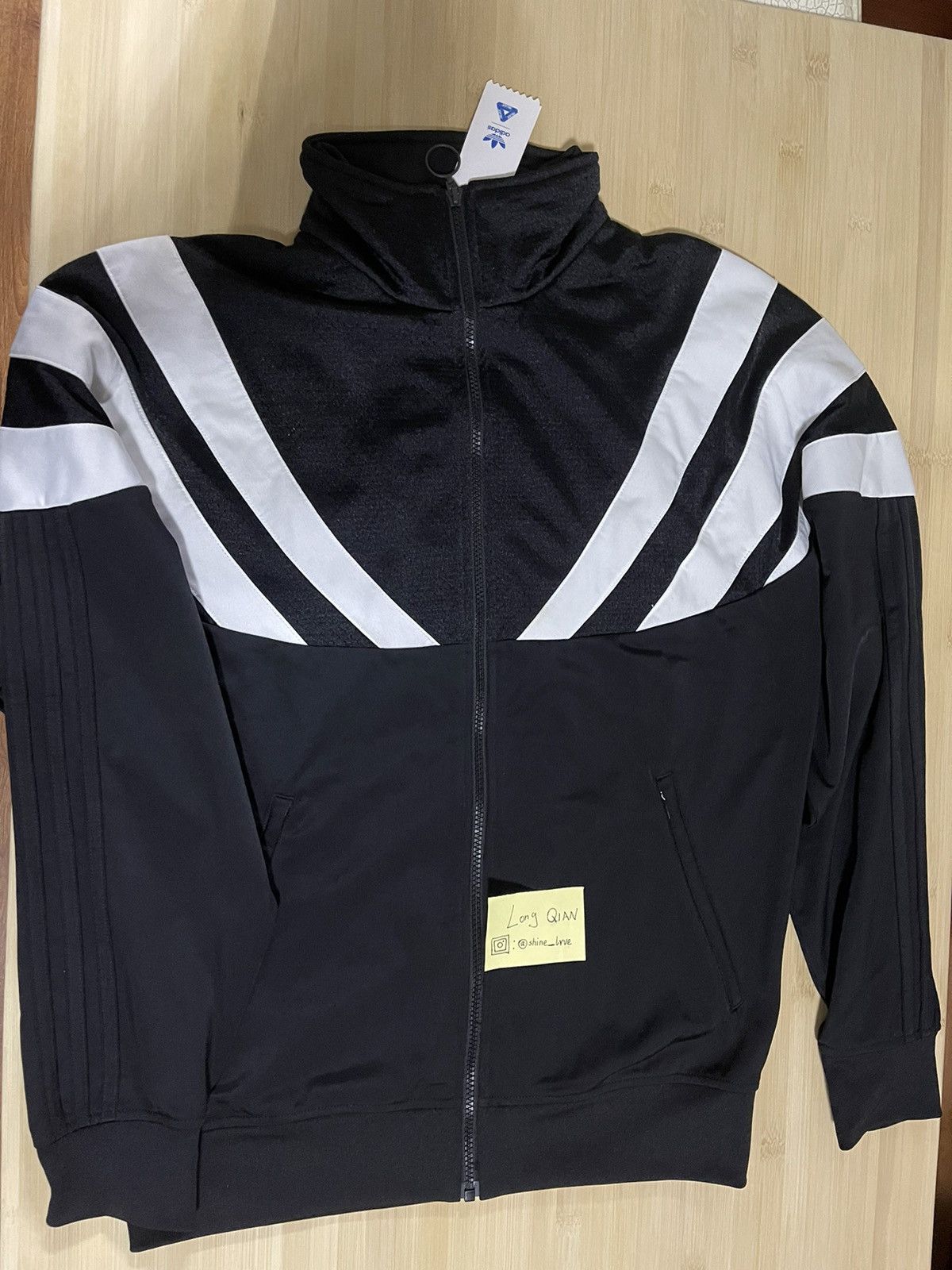 Palace Adidas 15 track top black white jacket Outerwear