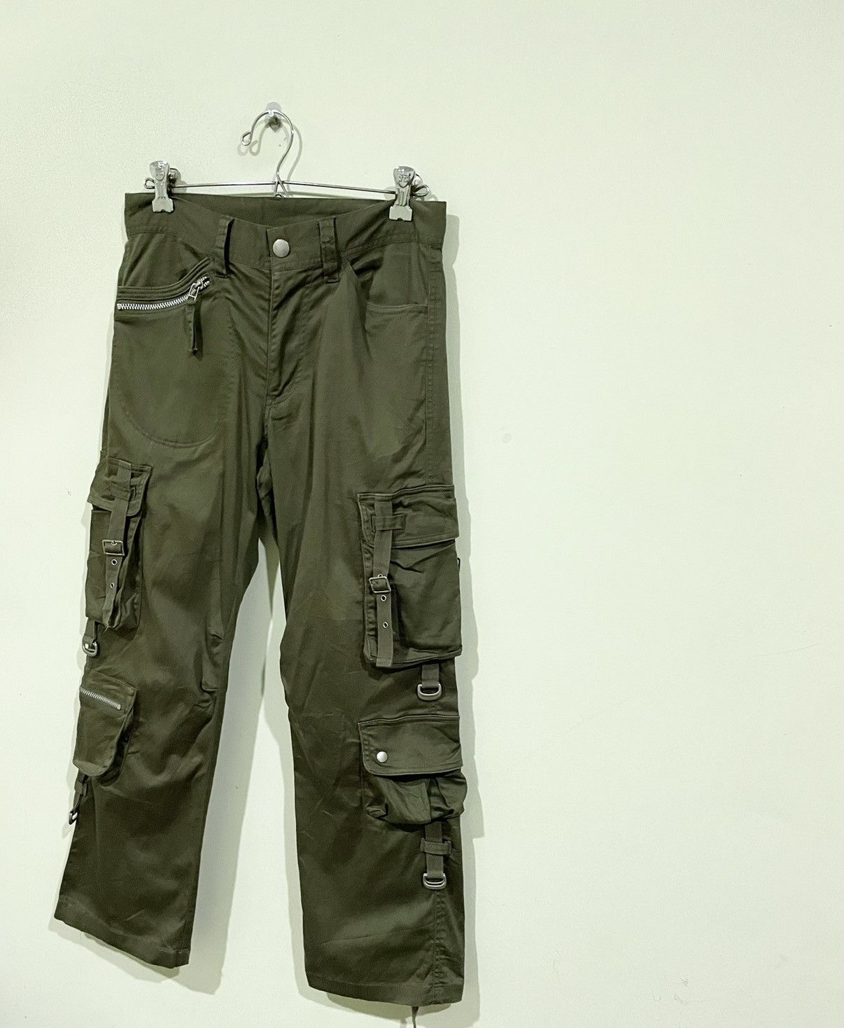 Japanese Brand Rare💥 Japanese Modern Lovers Lowrise Unisex Cargo Pants Size US 30 / EU 46 - 4 Thumbnail