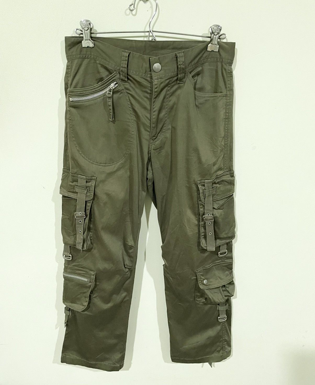 Japanese Brand Rare💥 Japanese Modern Lovers Lowrise Unisex Cargo Pants Size US 30 / EU 46 - 6 Thumbnail