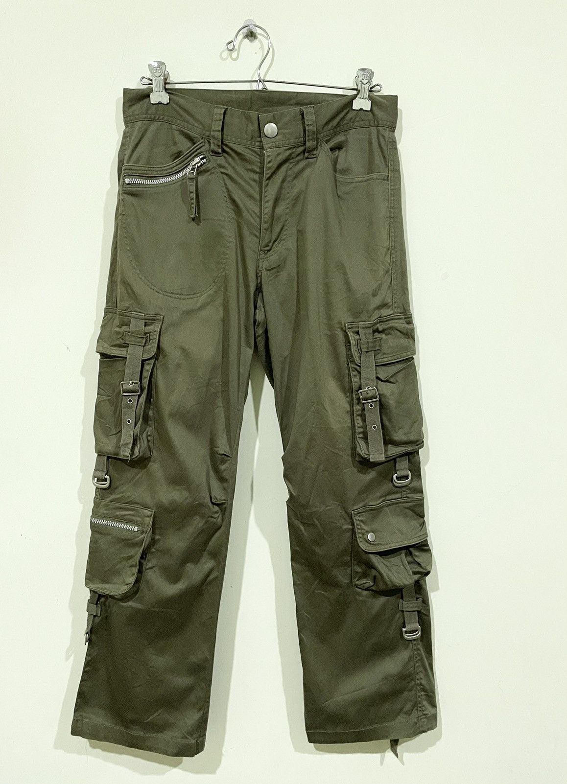Japanese Brand Rare💥 Japanese Modern Lovers Lowrise Unisex Cargo Pants Size US 30 / EU 46 - 3 Thumbnail