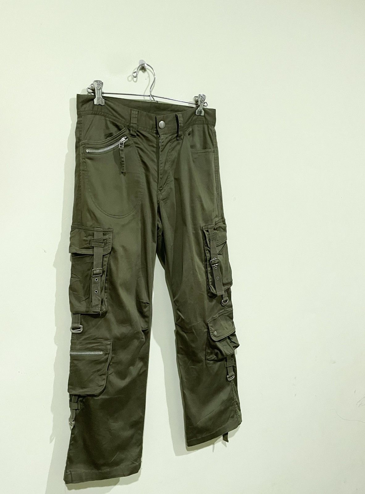 Japanese Brand Rare💥 Japanese Modern Lovers Lowrise Unisex Cargo Pants Size US 30 / EU 46 - 5 Thumbnail