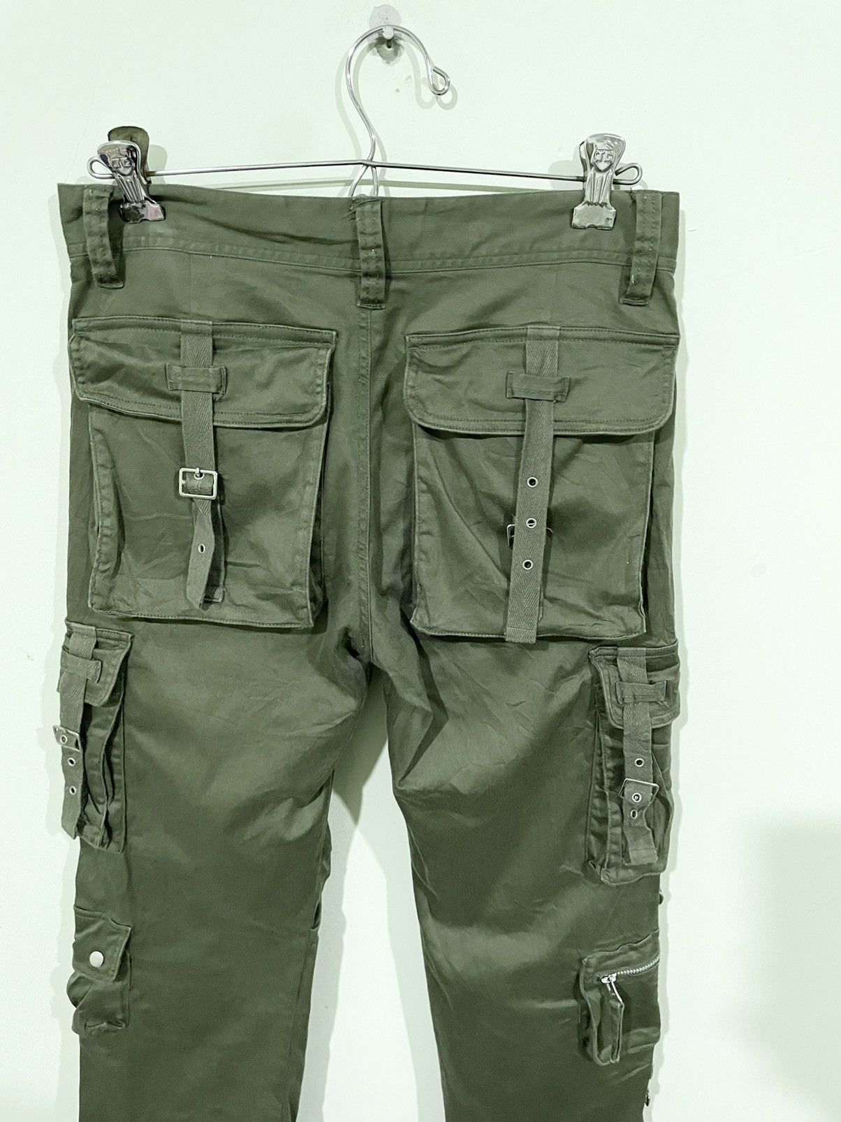 Japanese Brand Rare💥 Japanese Modern Lovers Lowrise Unisex Cargo Pants Size US 30 / EU 46 - 15 Thumbnail