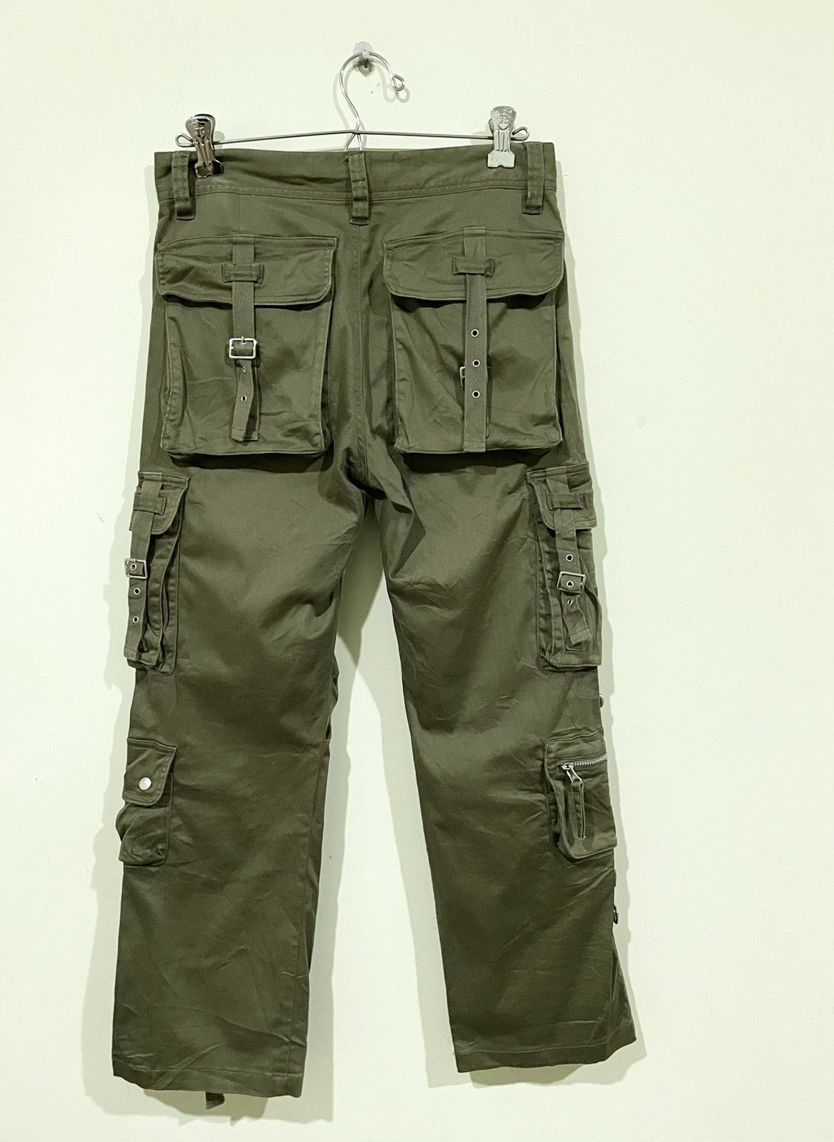 Japanese Brand Rare💥 Japanese Modern Lovers Lowrise Unisex Cargo Pants Size US 30 / EU 46 - 11 Thumbnail