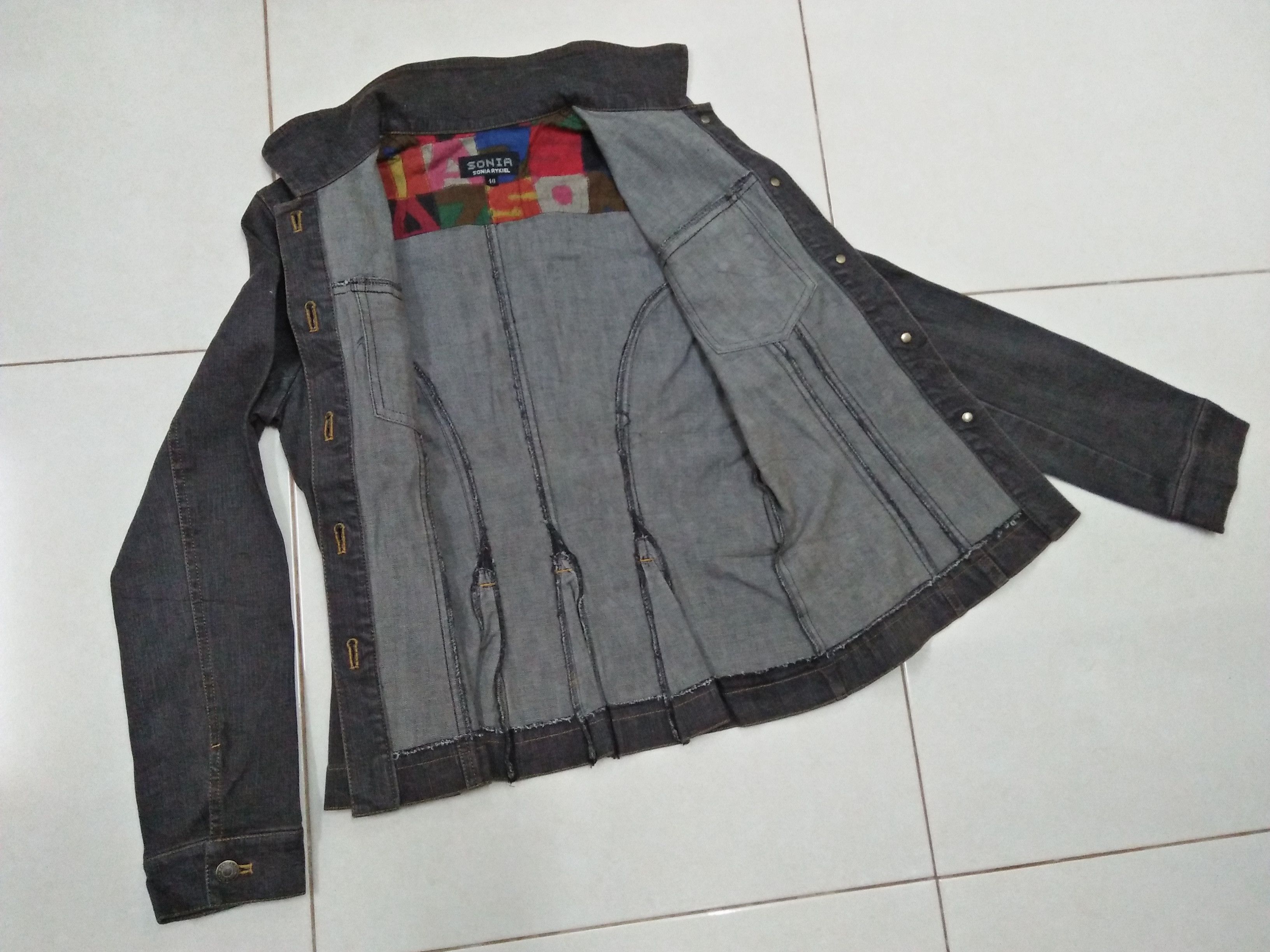 SONIA By Sonia Rykiel Denim Crop Jacket