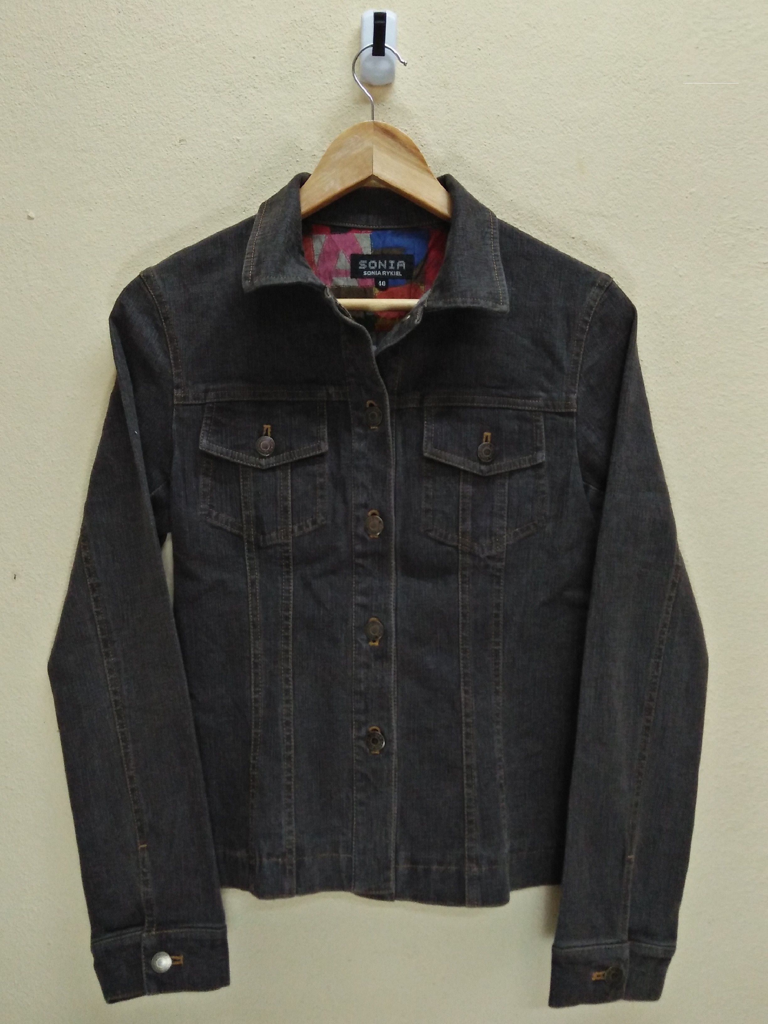 SONIA By Sonia Rykiel Denim Crop Jacket