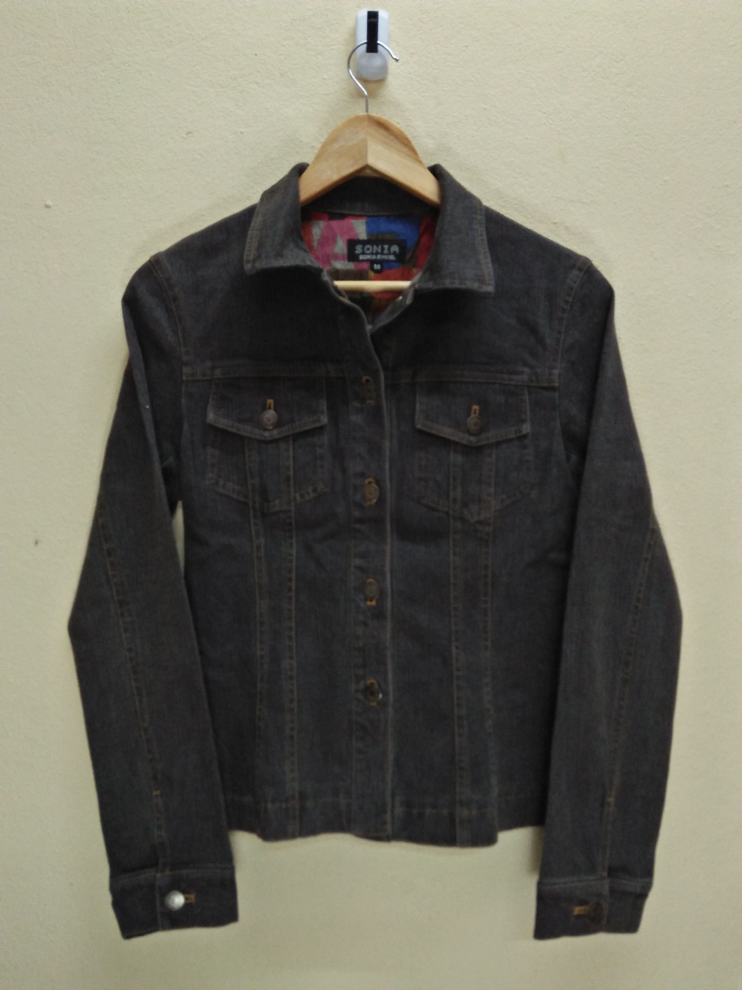SONIA By Sonia Rykiel Denim Crop Jacket